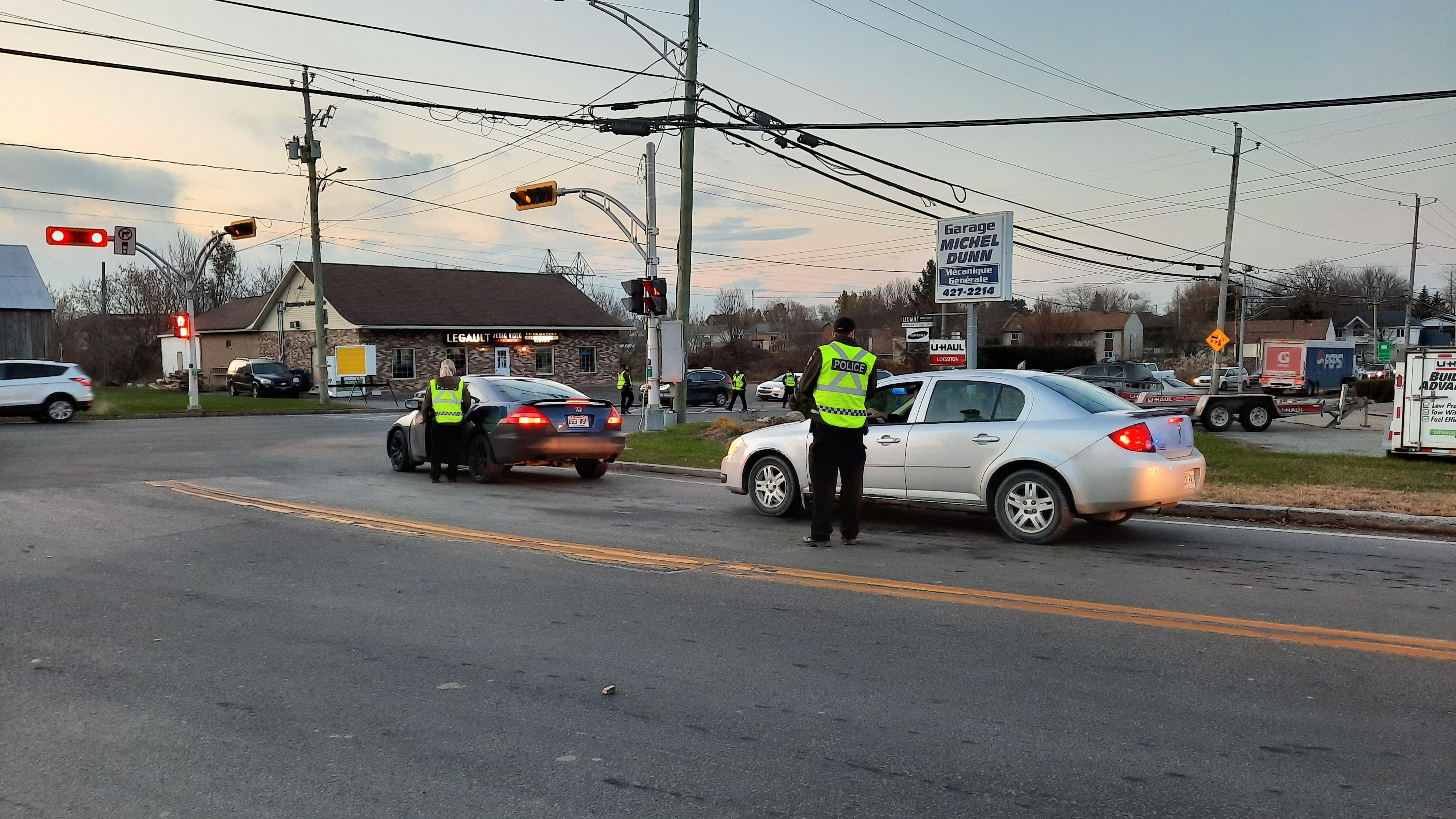 Image illustrant l'article: Opération de sécurité routière aujourd'hui à Sainte-Martine