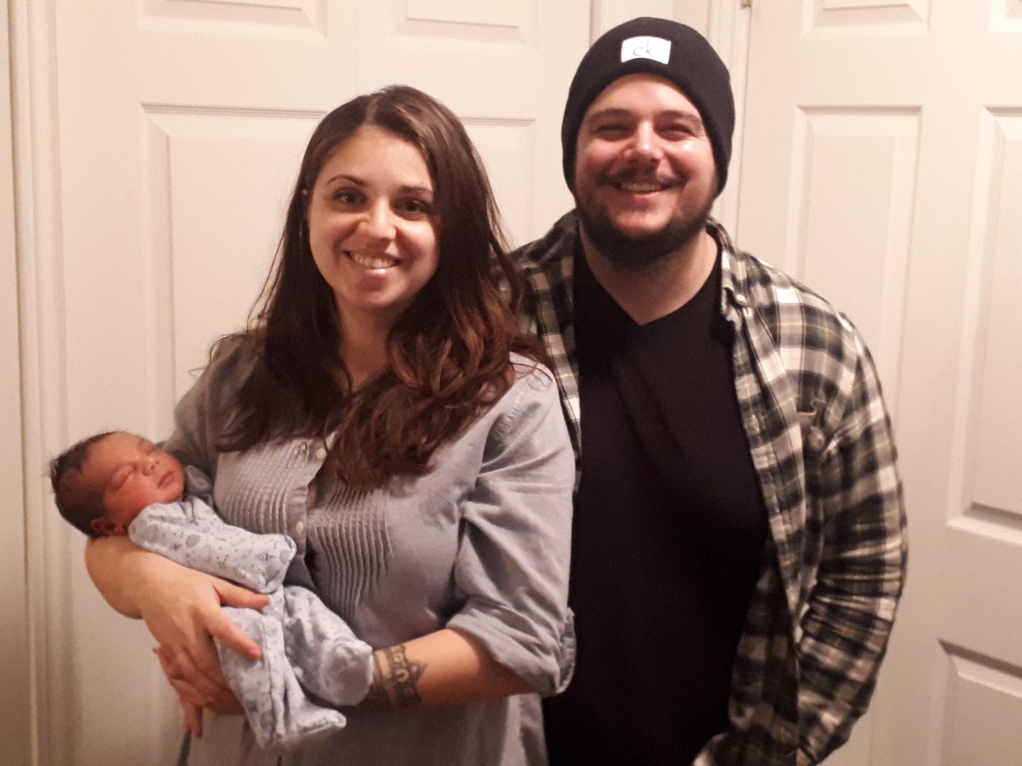 Le premier bébé de l&rsquo;année est venu au monde après 22 heures de travail