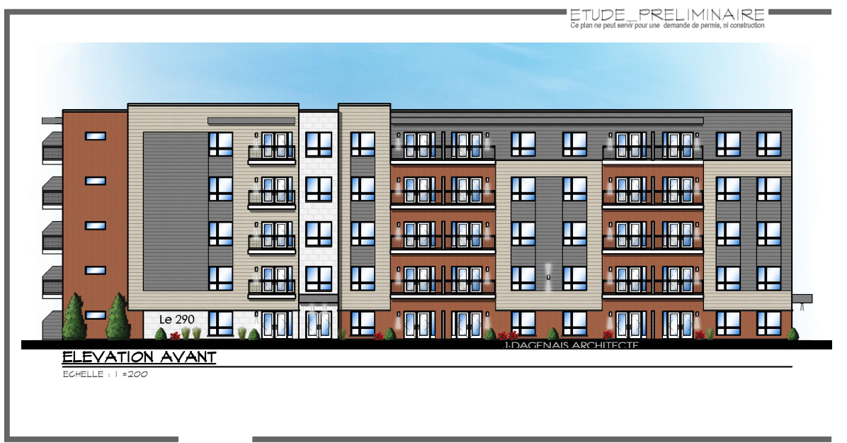 Congé de taxes municipales pour le futur immeuble de 72 logements sociaux