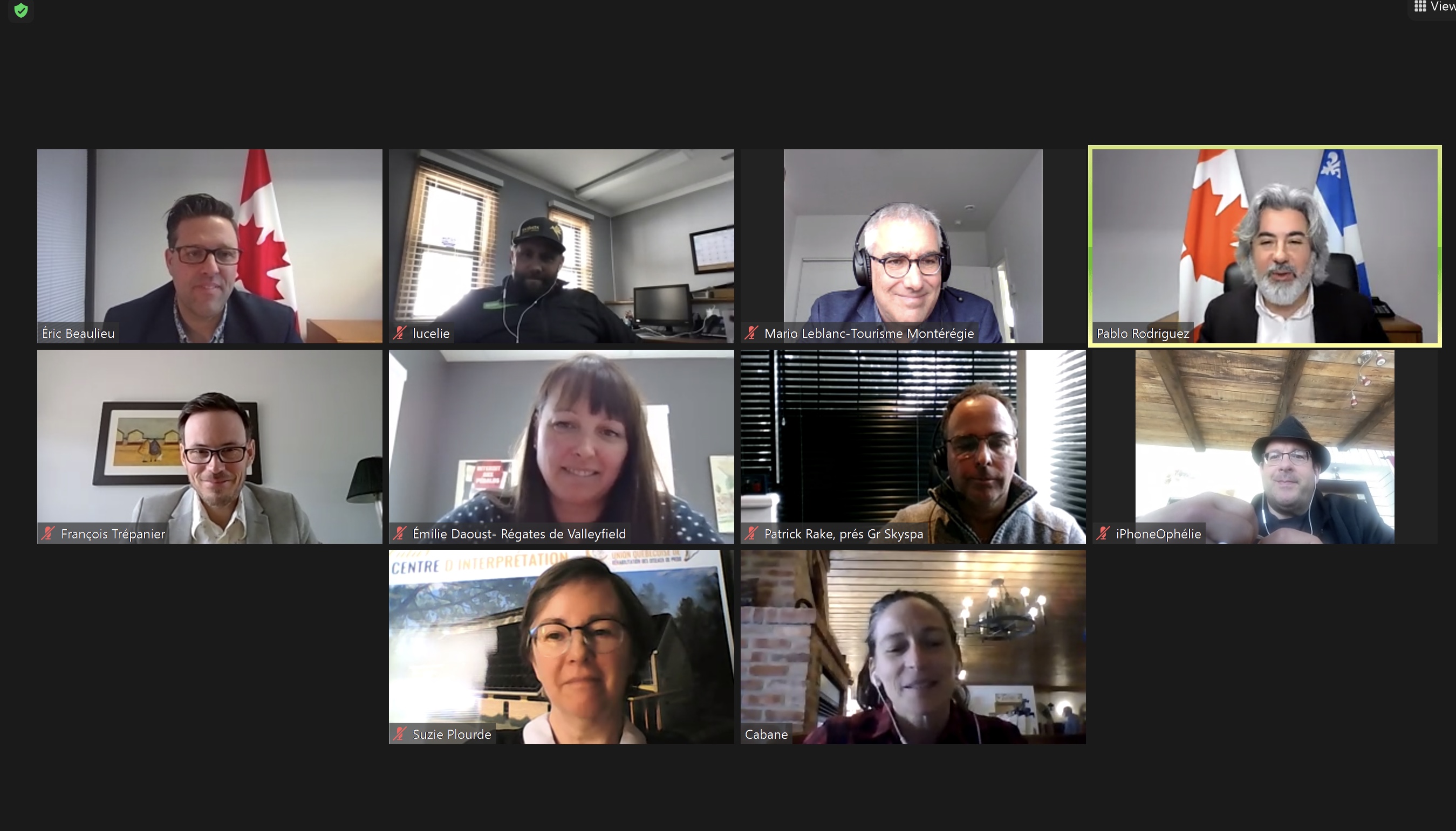 Pablo Rodriguez rencontre des intervenants touristiques de la région