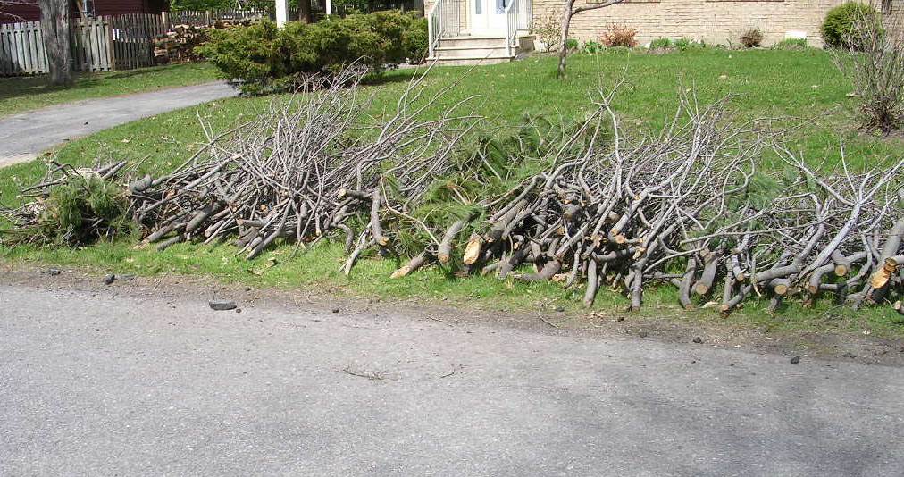 Collecte de branches à Châteauguay