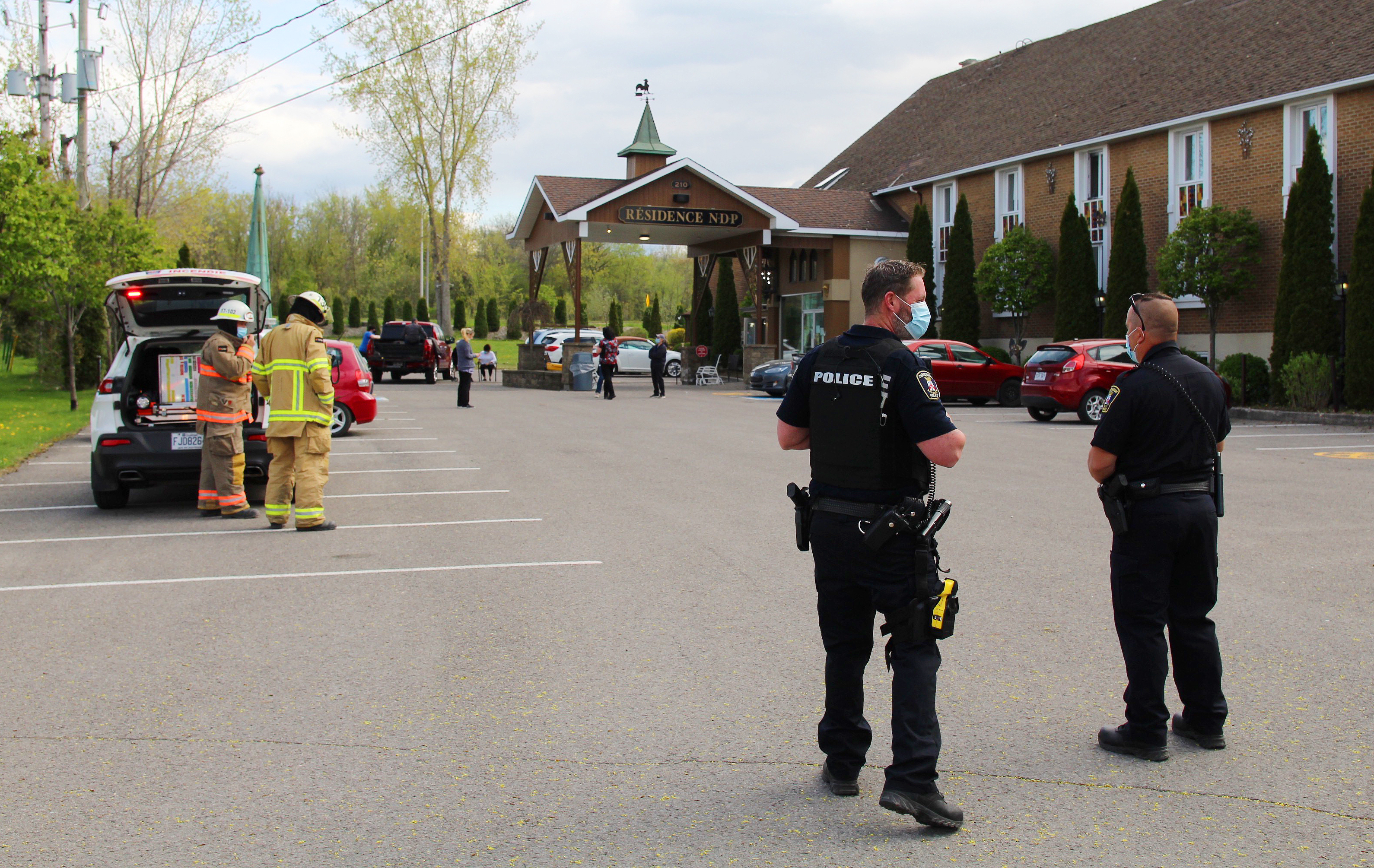 Intervention dans une résidence pour aînés pour une odeur de gaz