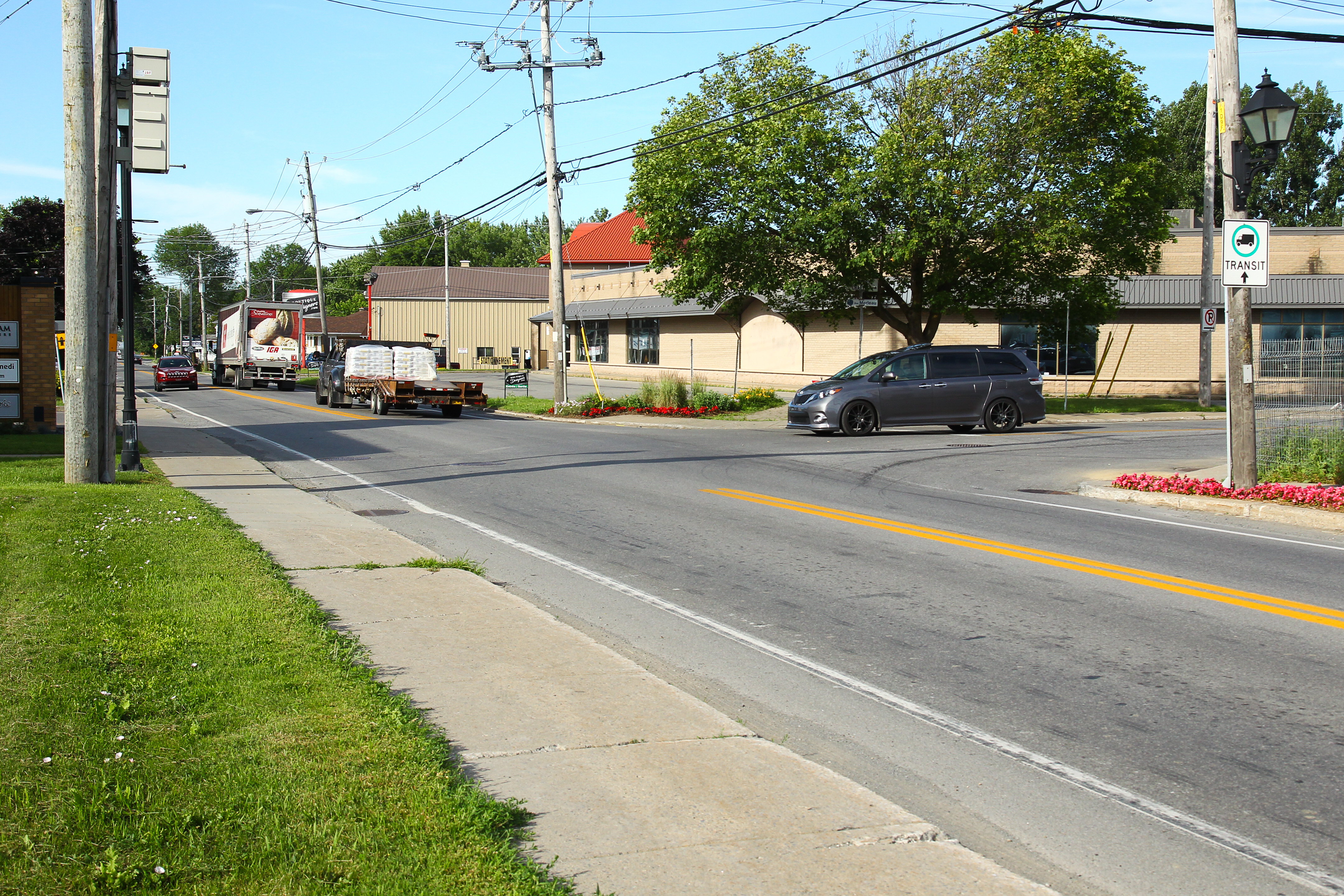Début de la construction du feu de circulation rue Marleau à Mercier