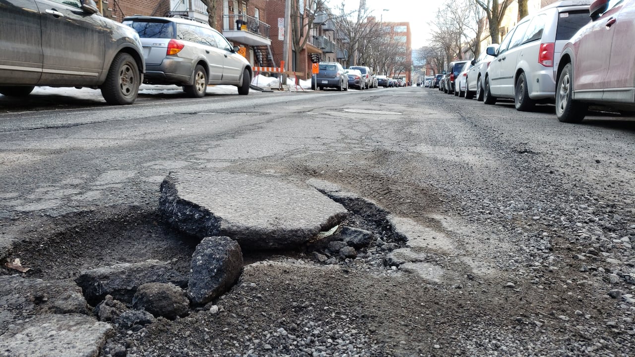 Chaque nid-de-poule peut causer 12 incidents par jour