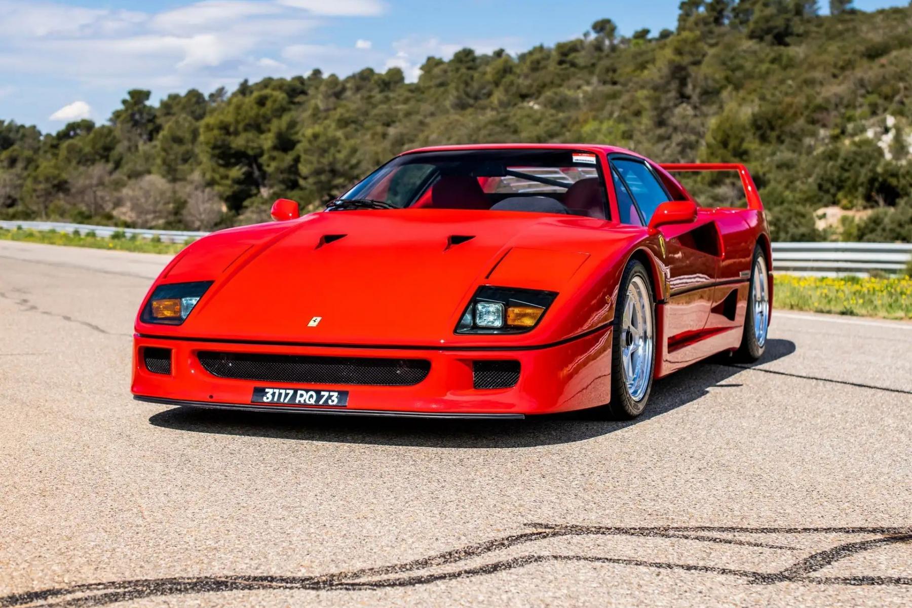 La Ferrari F40 d’Alain Prost aux enchères