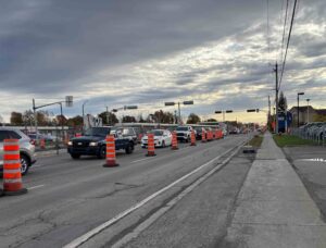 Hellish week getting in and out of Châteauguay