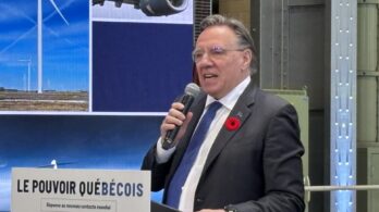 Legault choisit Beauharnois pour présenter son plan de relance