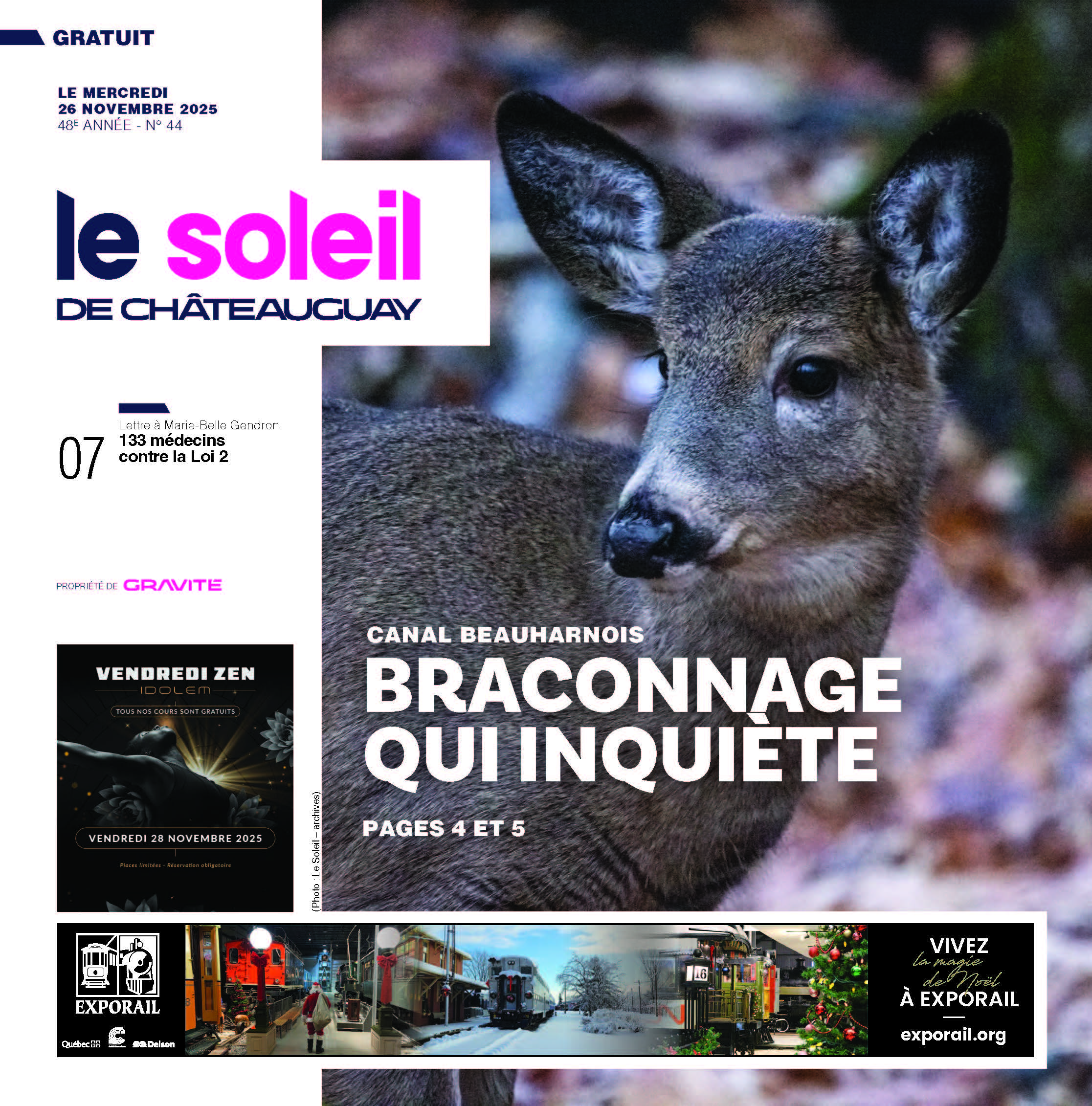 Le Soleil de Châteauguay – 26 novembre 2025