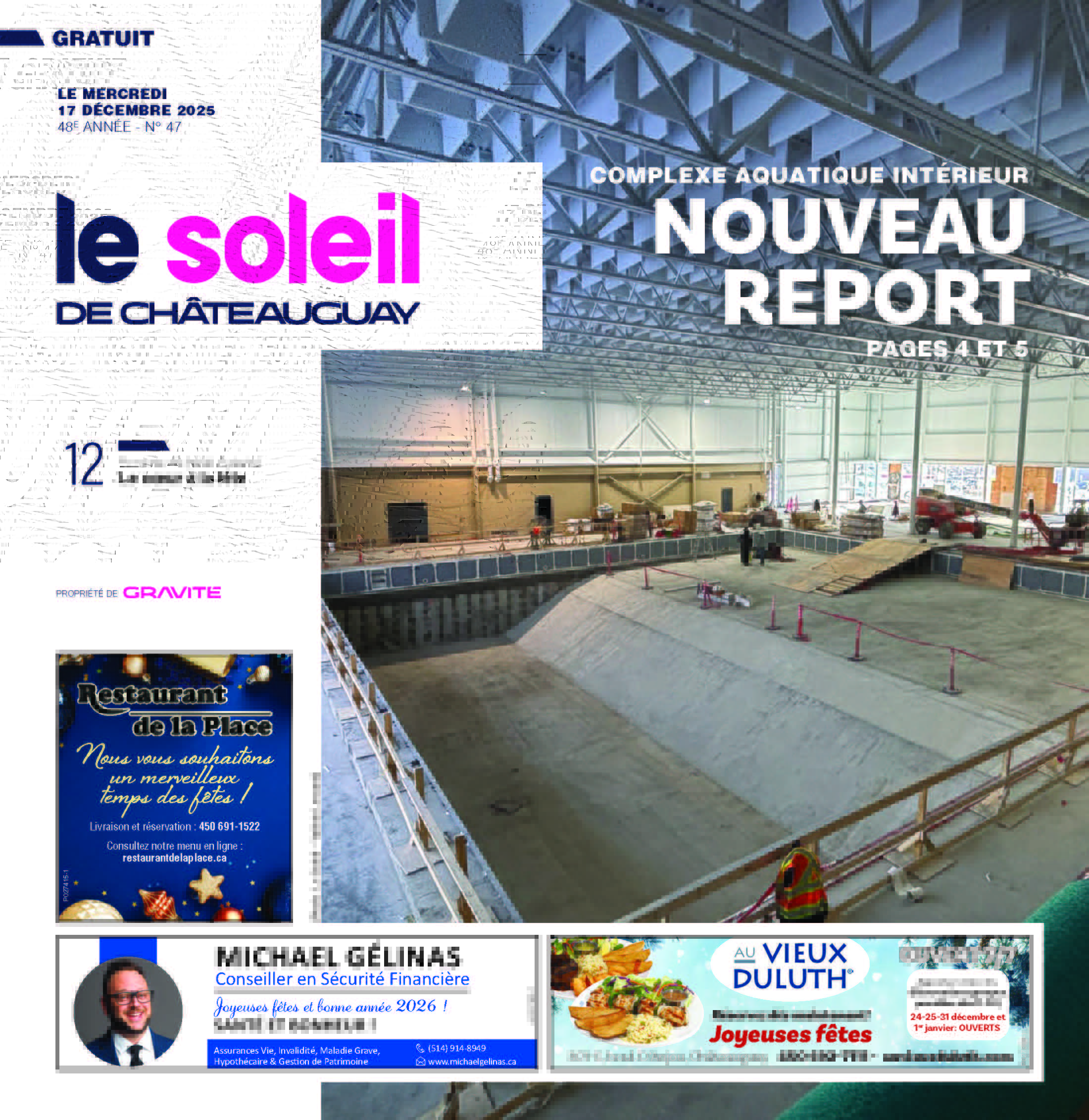 Le Soleil de Châteauguay – 17 décembre 2025