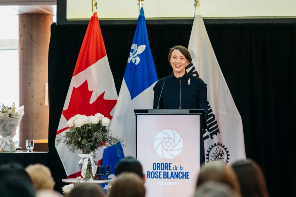 Reconnaissance de son engagement : Nathalie Provost intronisée au Panthéon de l’Ordre de la rose blanche