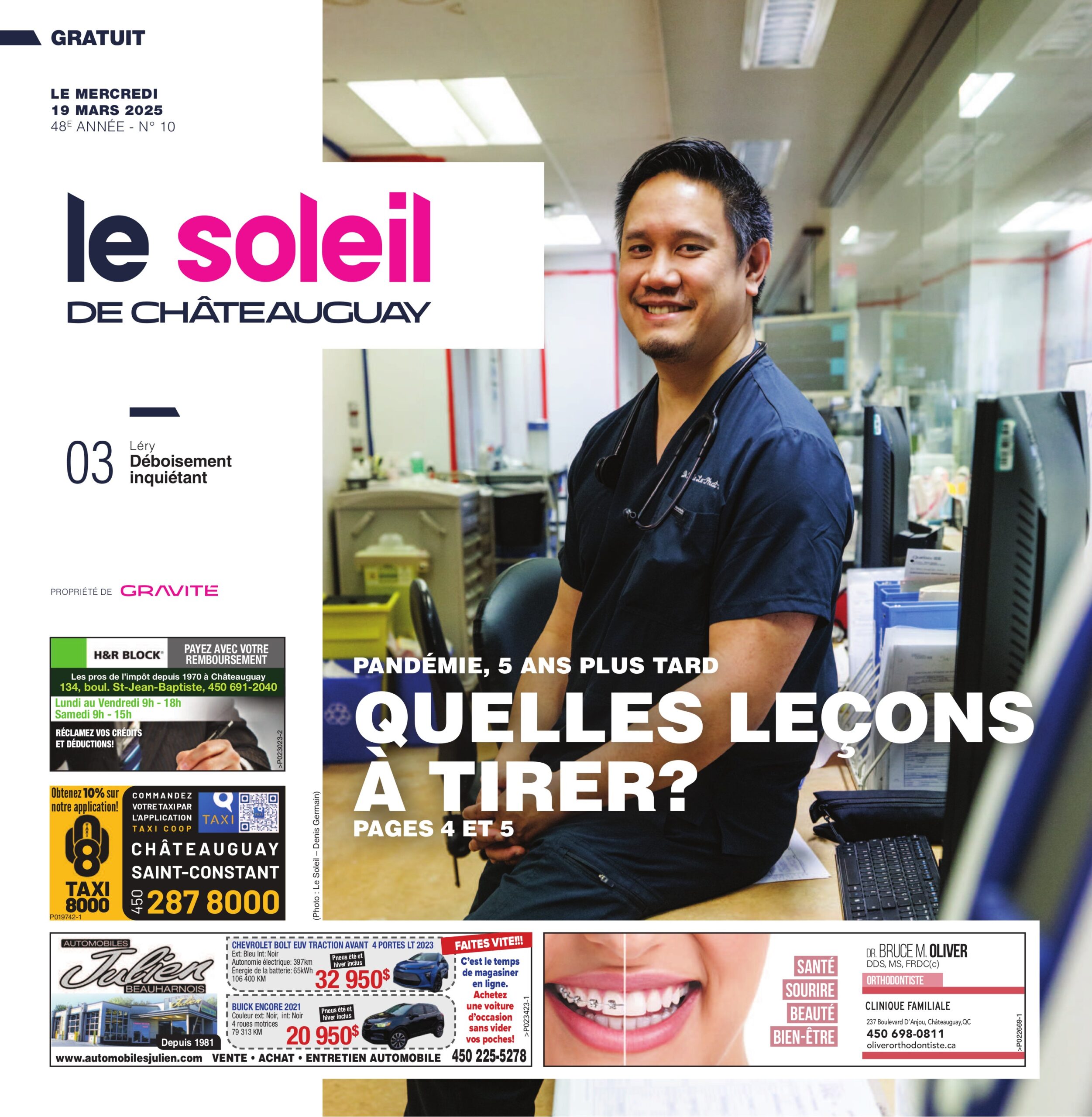 Le Soleil de Châteauguay – 19 mars 2025