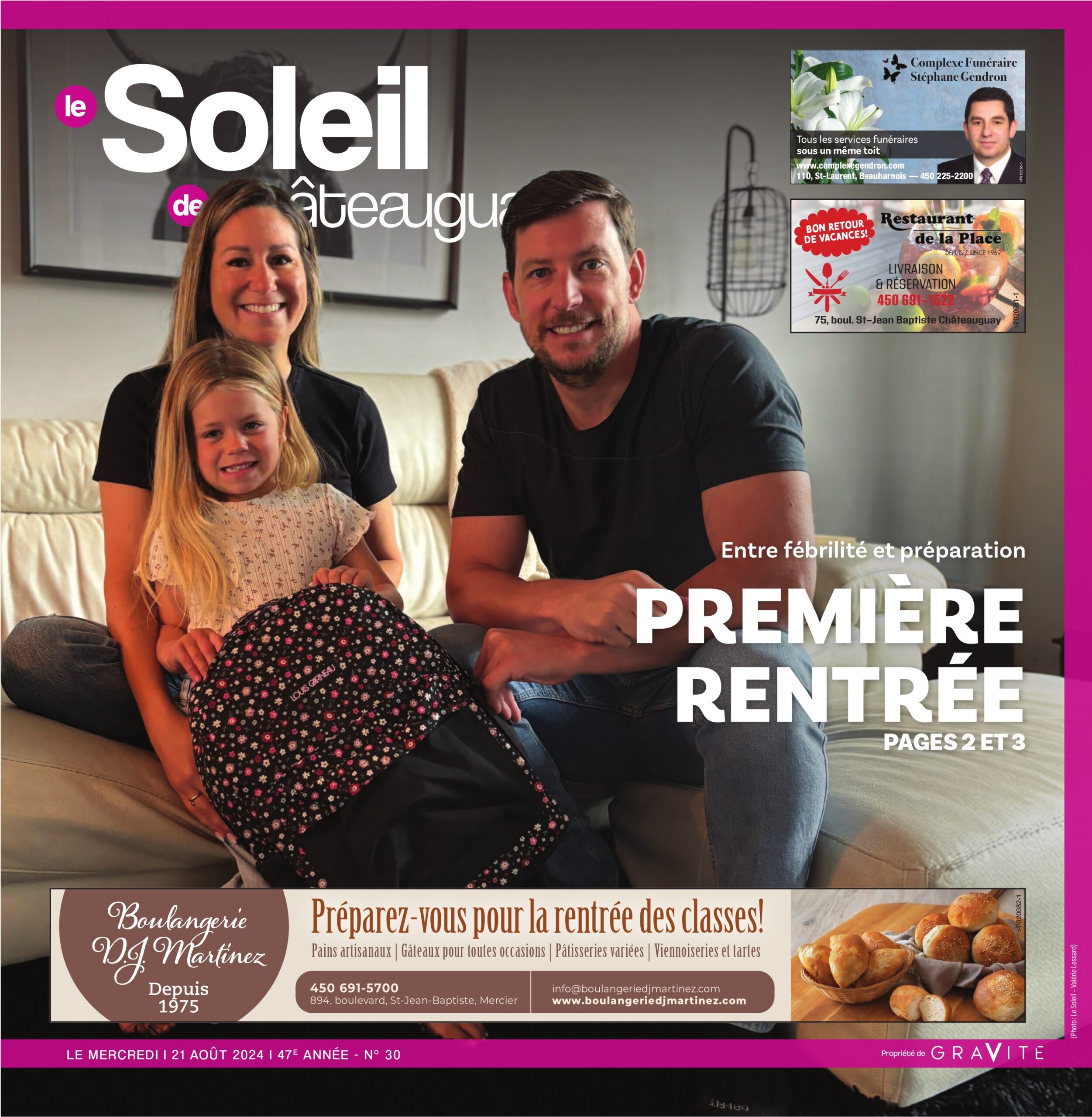 Le Soleil de Châteauguay – 21 août 2024