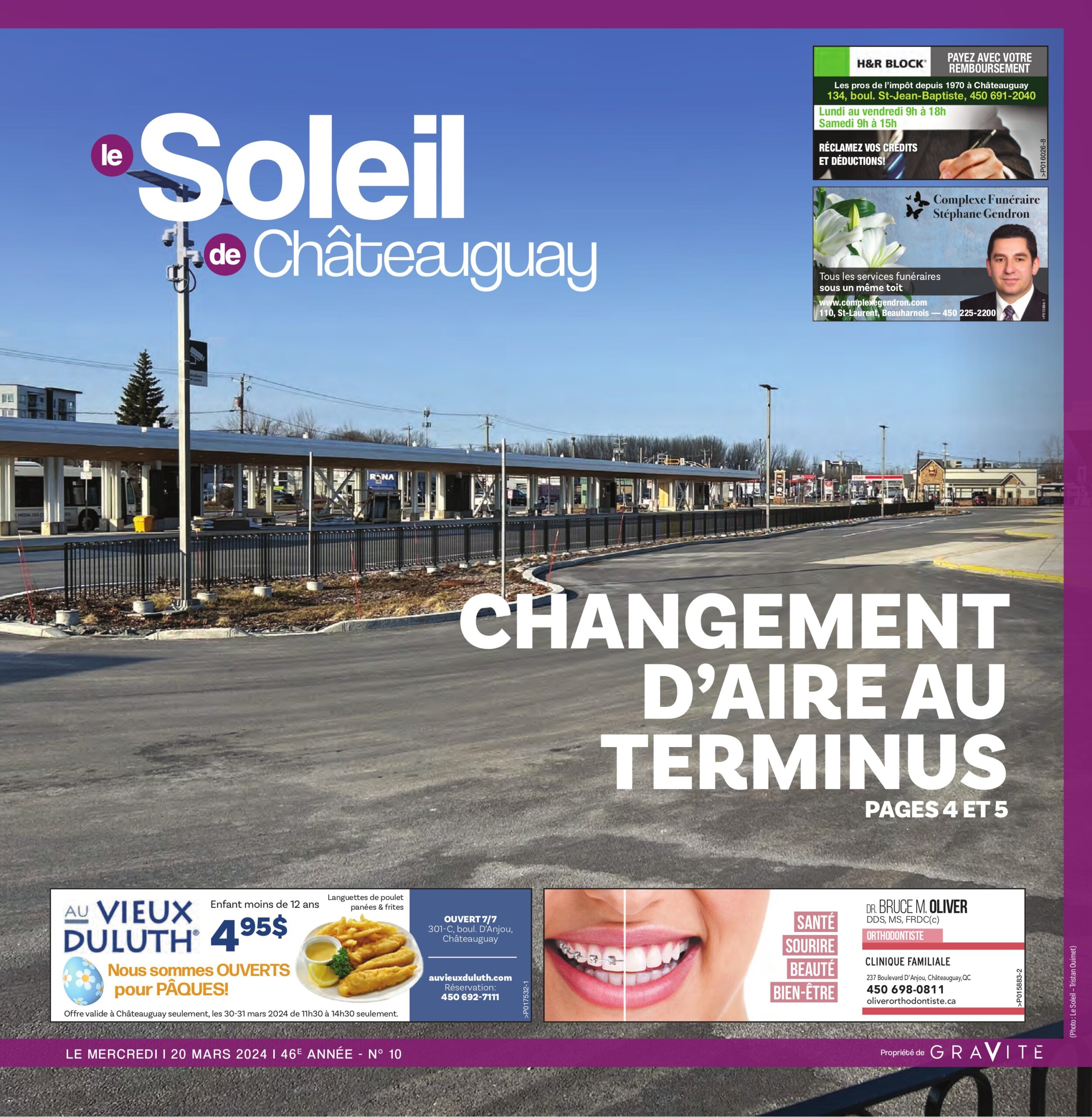 Le Soleil de Châteauguay – 20 mars 2024