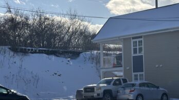 Glissement sur un terrain à Beauharnois