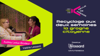 Recyclage aux deux semaines : la grogne citoyenne