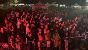Fête nationale à Mercier : les courageux résistent à la pluie