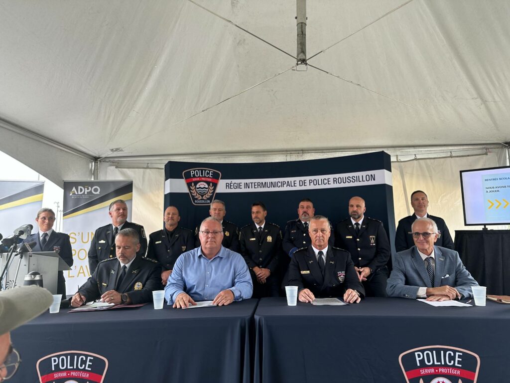 Un cochon en fuite à Châteauguay