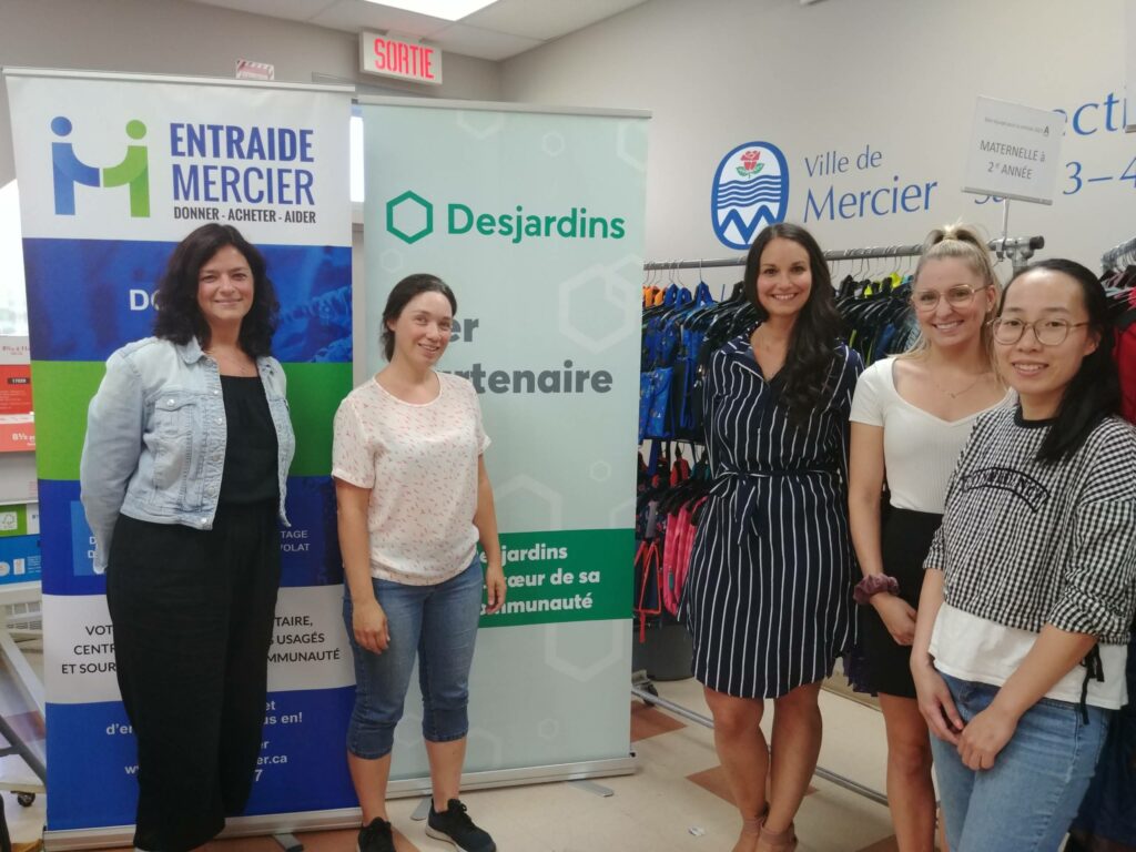 Desjardins et Entraide Mercier s’unissent à nouveau pour une rentrée bien équipée
