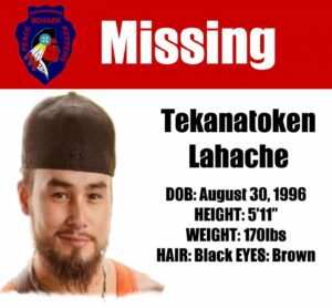 Jeune homme de Kahnawake disparu