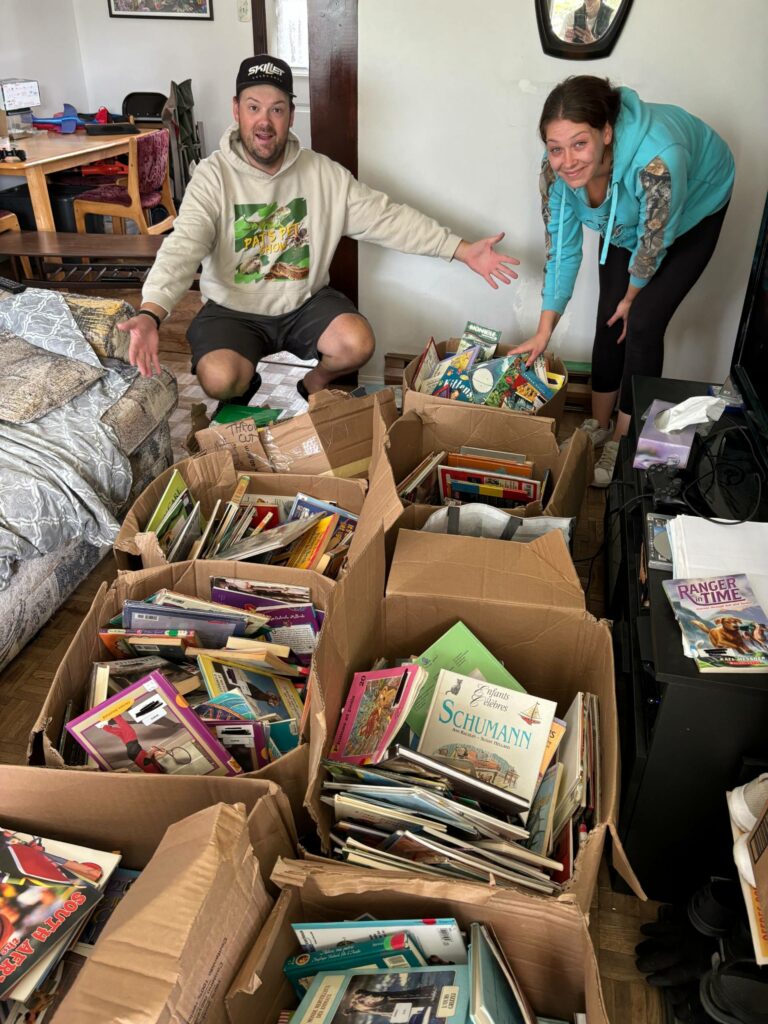 Books Discarded by School Get New Lease on Life