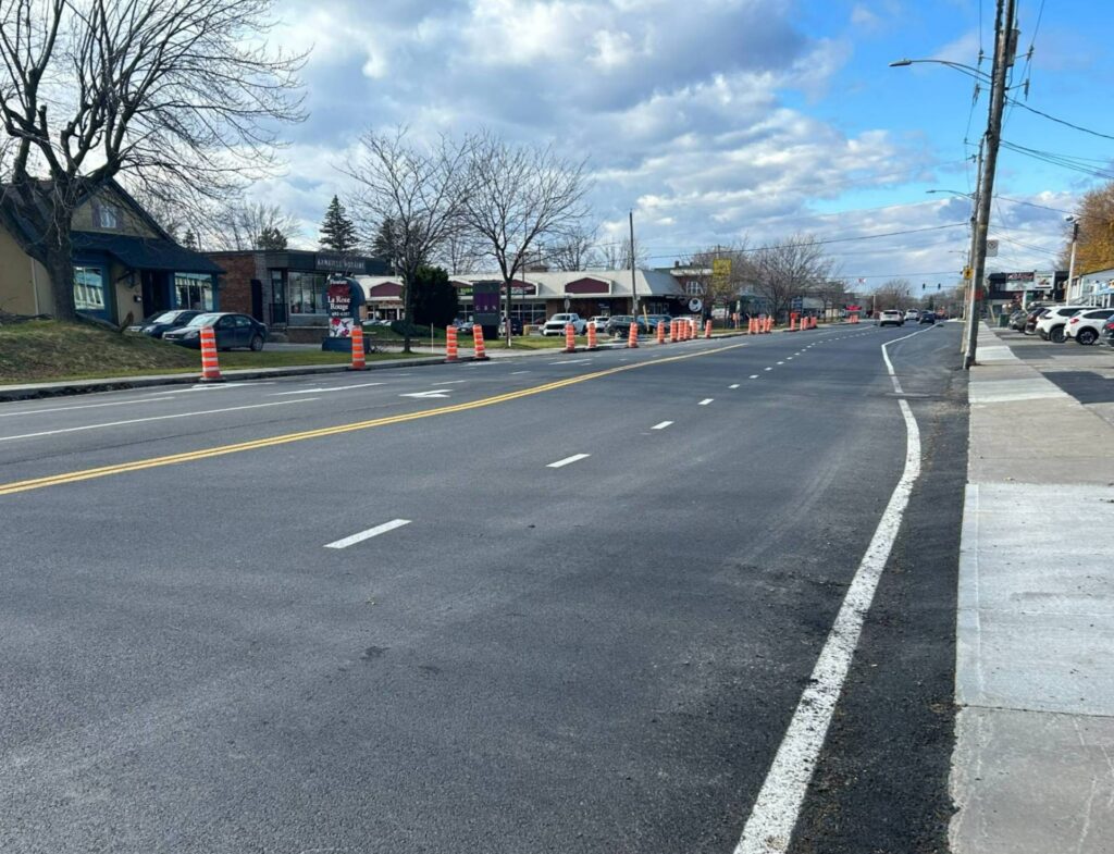 Lignage non-conforme sur le boulevard D’Anjou : Châteauguay entreprend des démarches