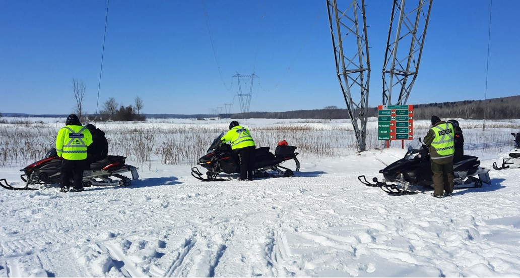 Motoneiges : nombreux constats émis sur les sentiers