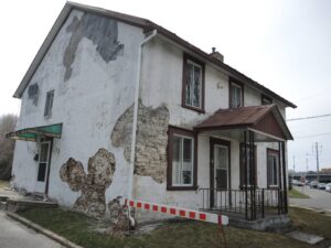 Maison Moïse-Prégent : déconstruite et transformée en parc