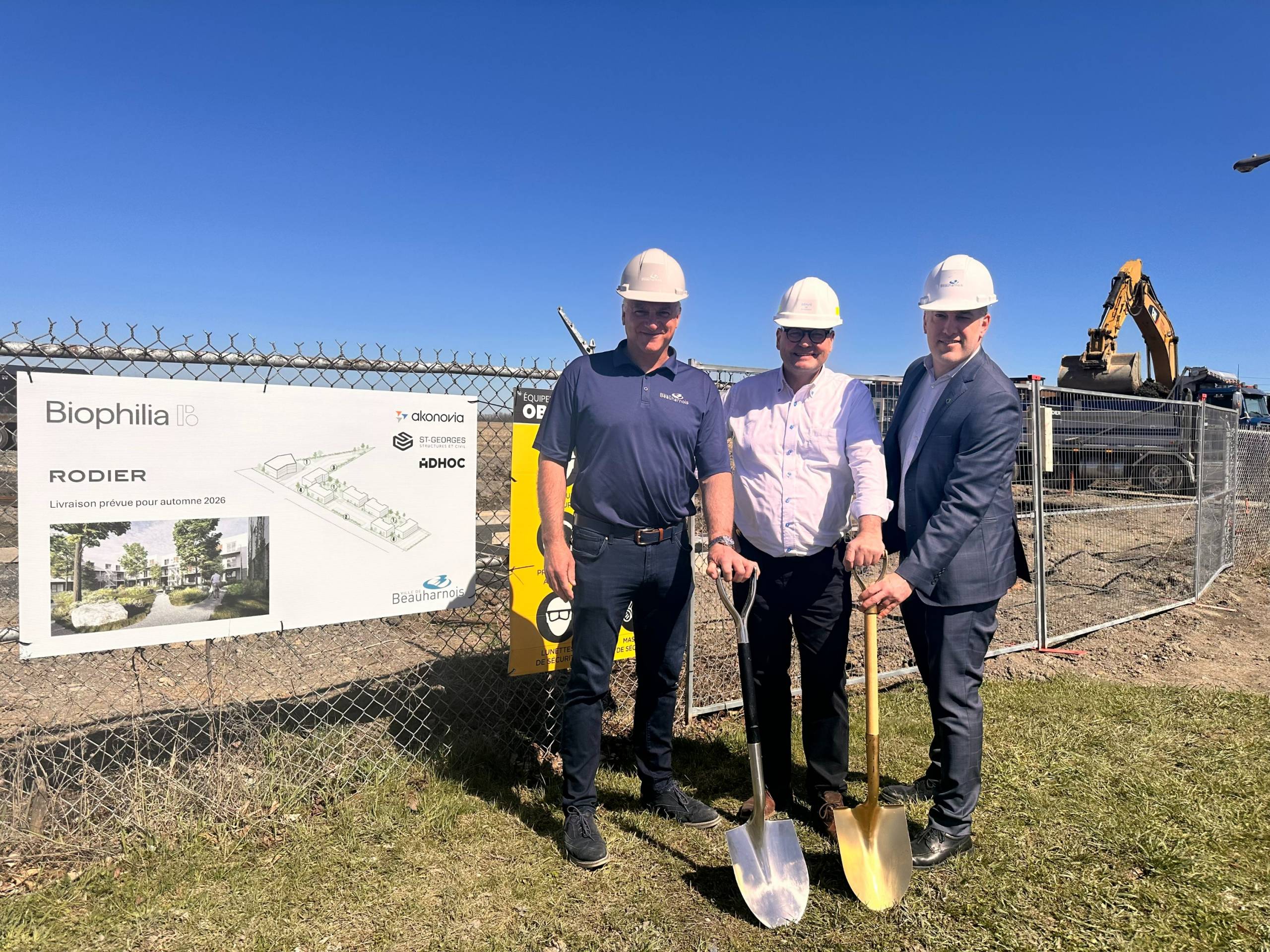 Projet de 104 nouveaux logements abordables en chantier à Beauharnois