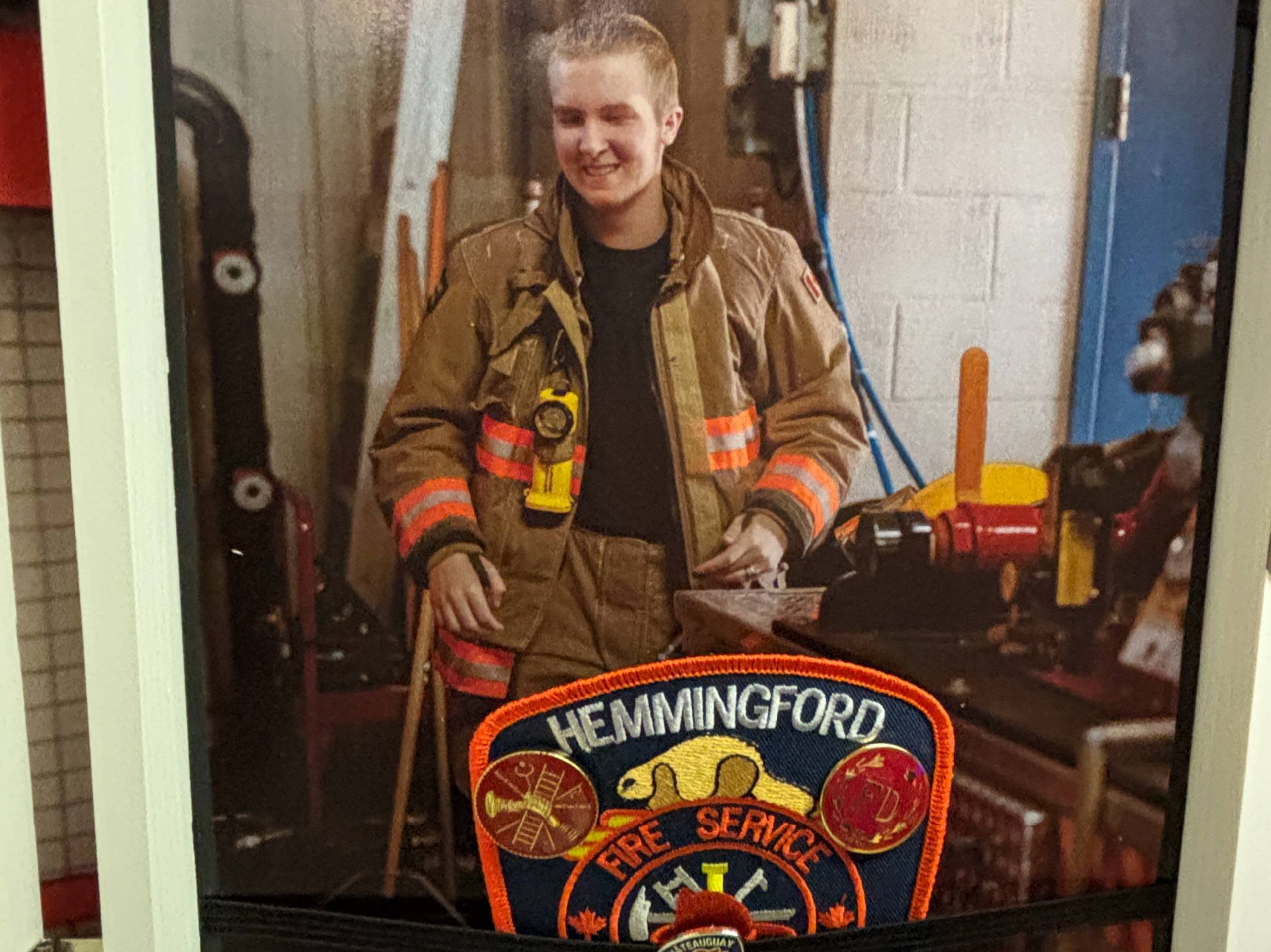 Gerhard McAdam: keeping the dream of an aspiring firefighter alive