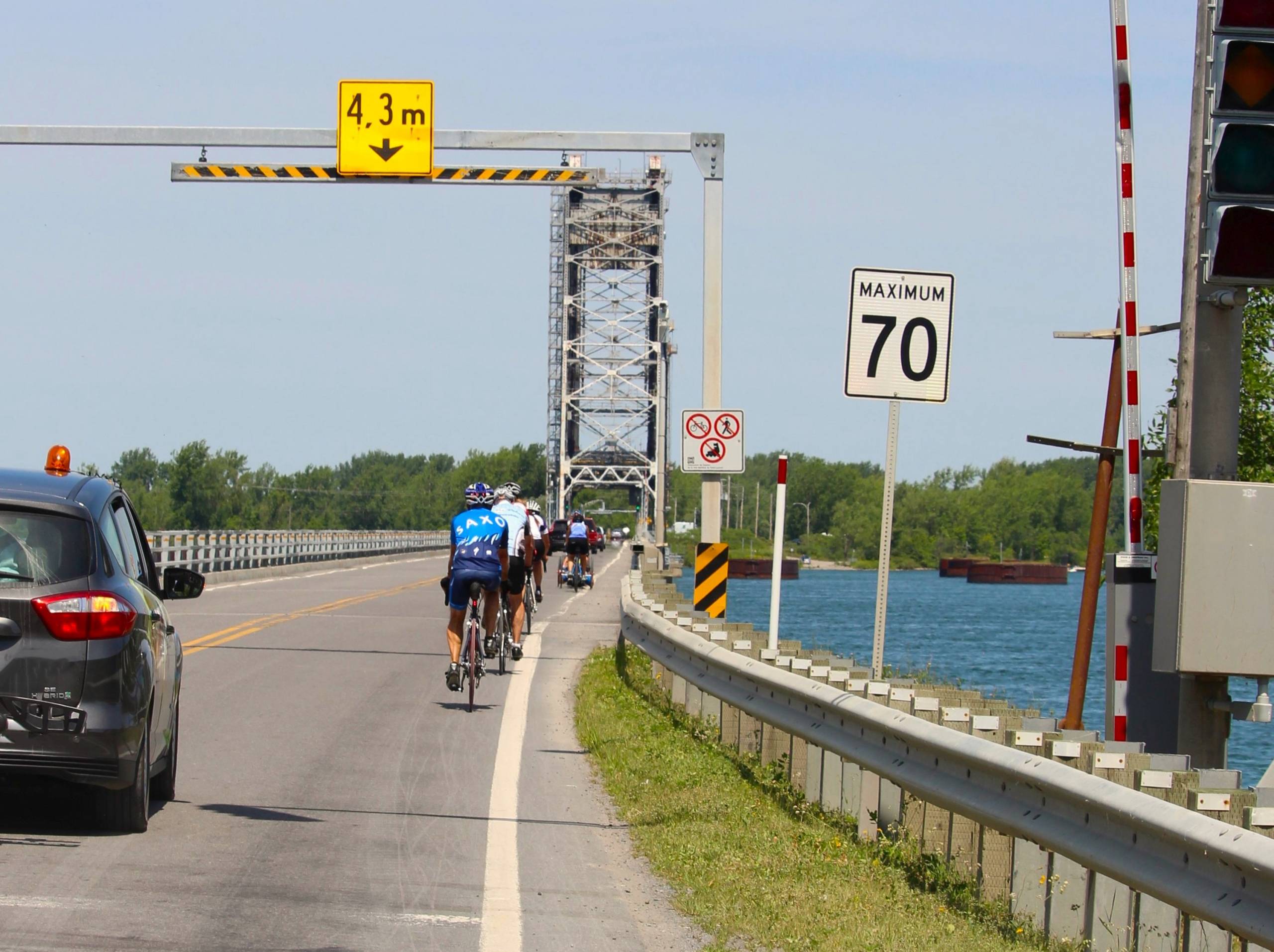Beauharnois-Salaberry : les cyclistes en sécurité