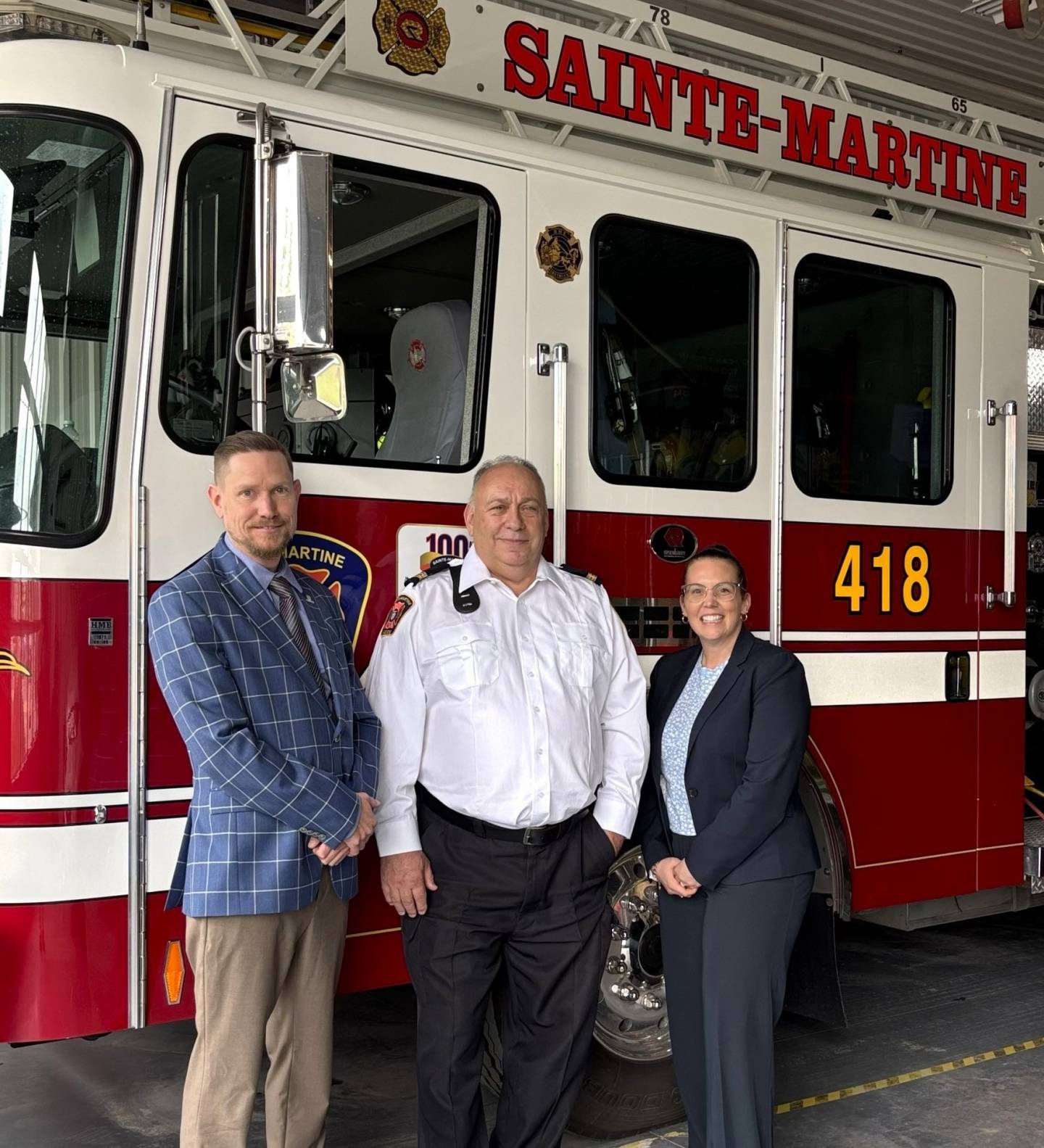 Service sécurité incendie de Sainte-Martine : d’intérim à directeur