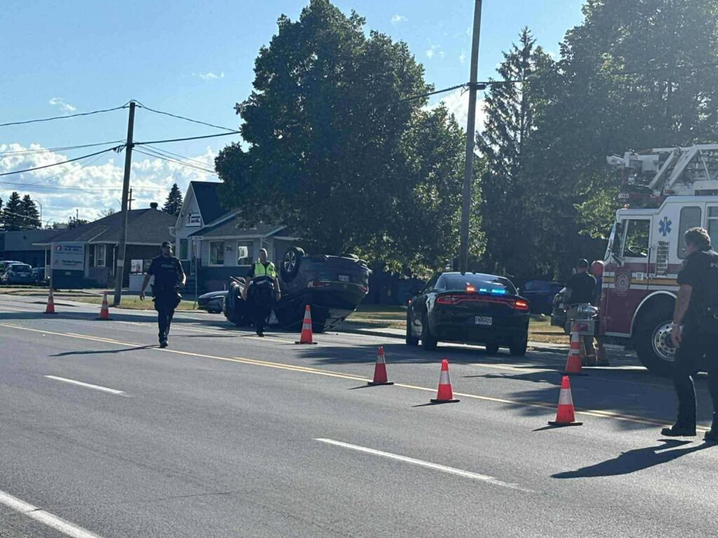 Capotage sur Saint-Jean-Baptiste : plus de peur que de mal