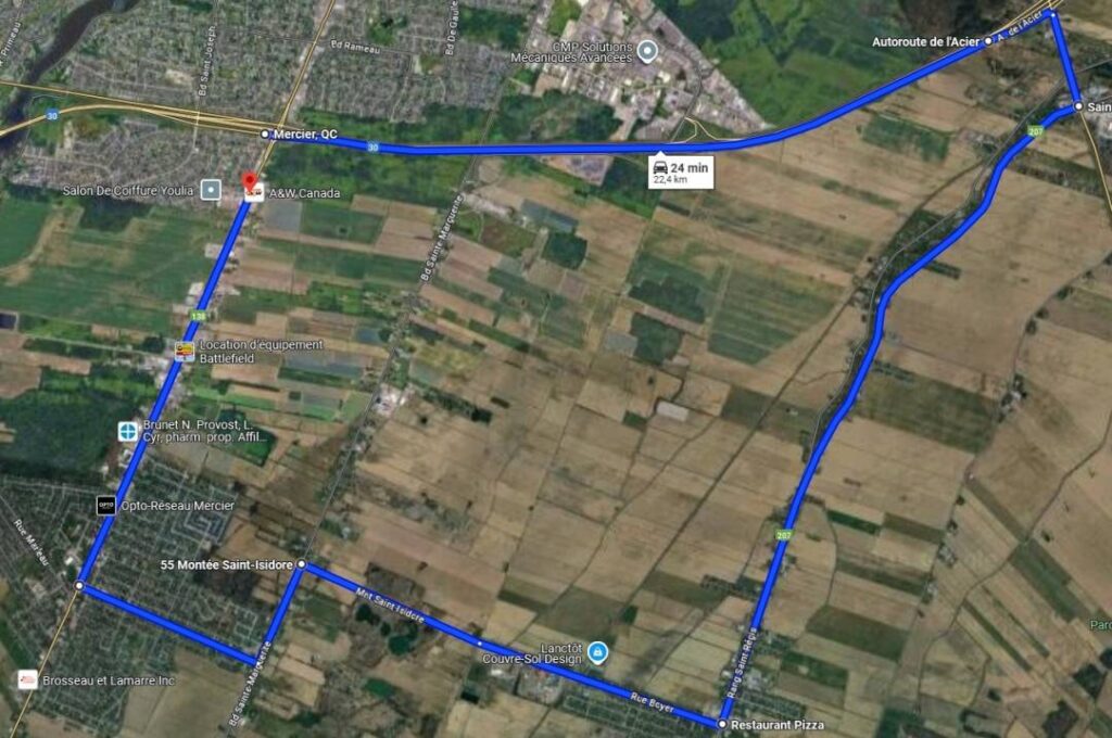 Mercier :  des travaux de nuit forceront la fermeture de la route 138