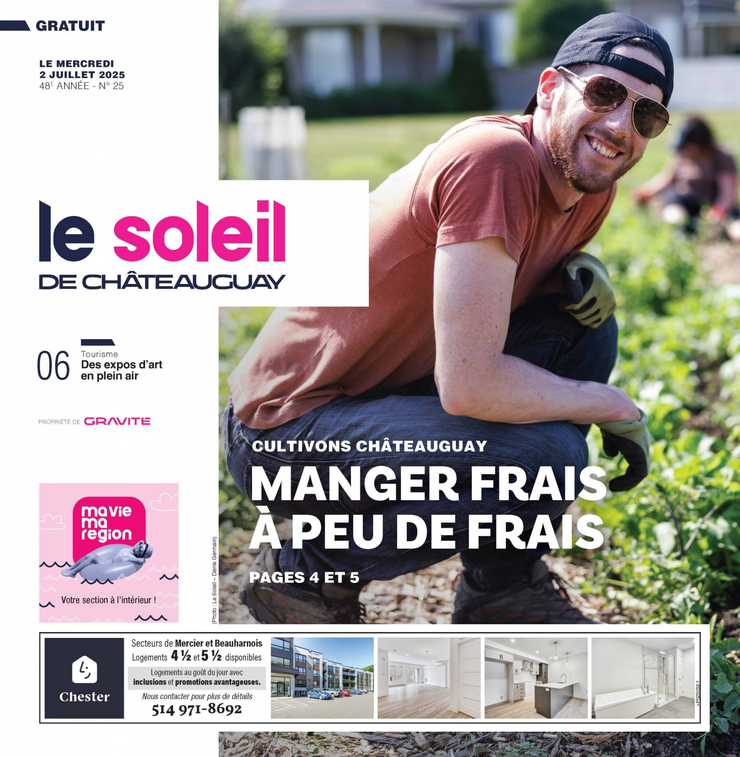 Journal Le Soleil de Châteauguay – 2 juillet 2025