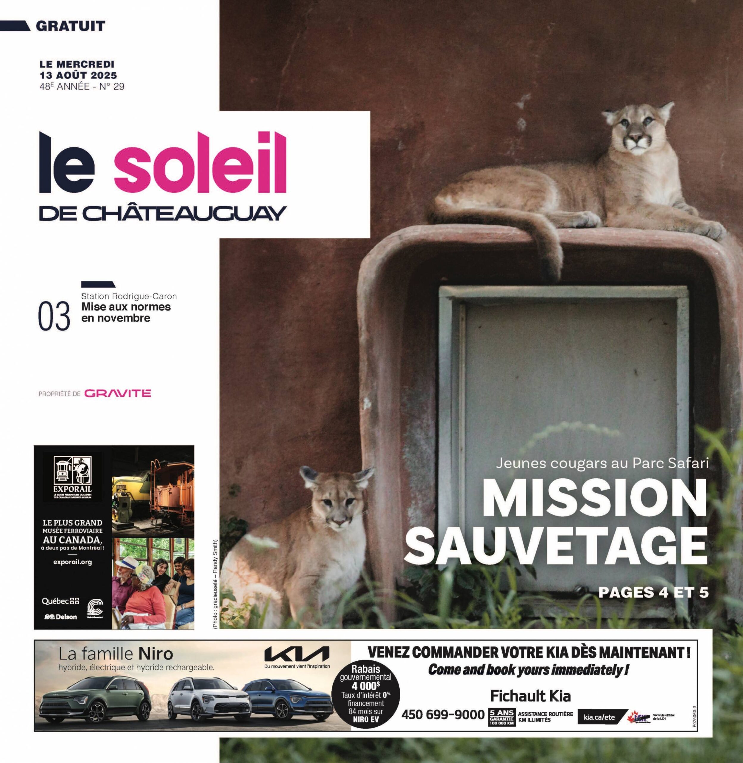 Journal Le Soleil de Châteauguay – 13 août 2025