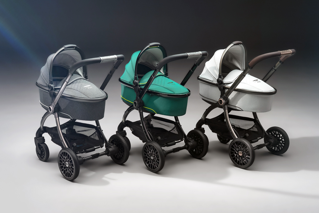 Aston Martin Egg3, les poussettes des bébés qui se nourrissent de performance