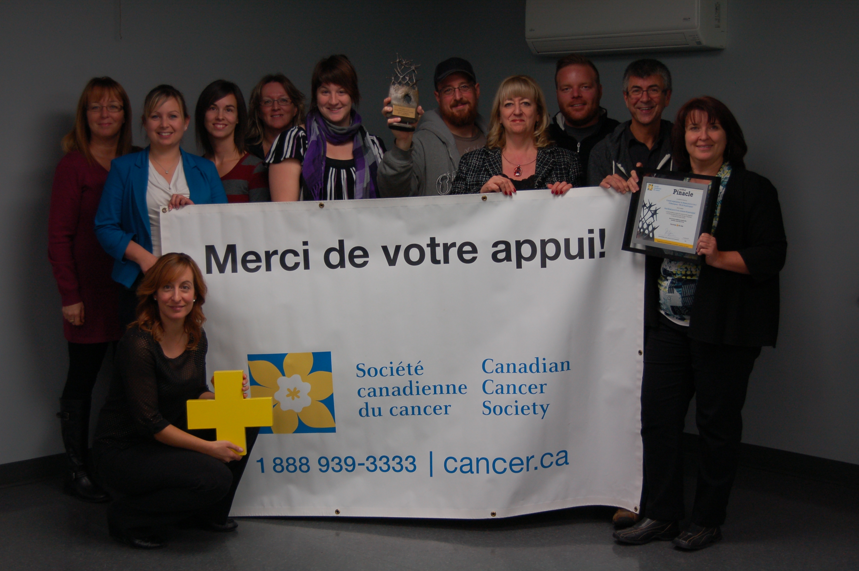 Un prix pour la plus grande moyenne de dons amassés par participant