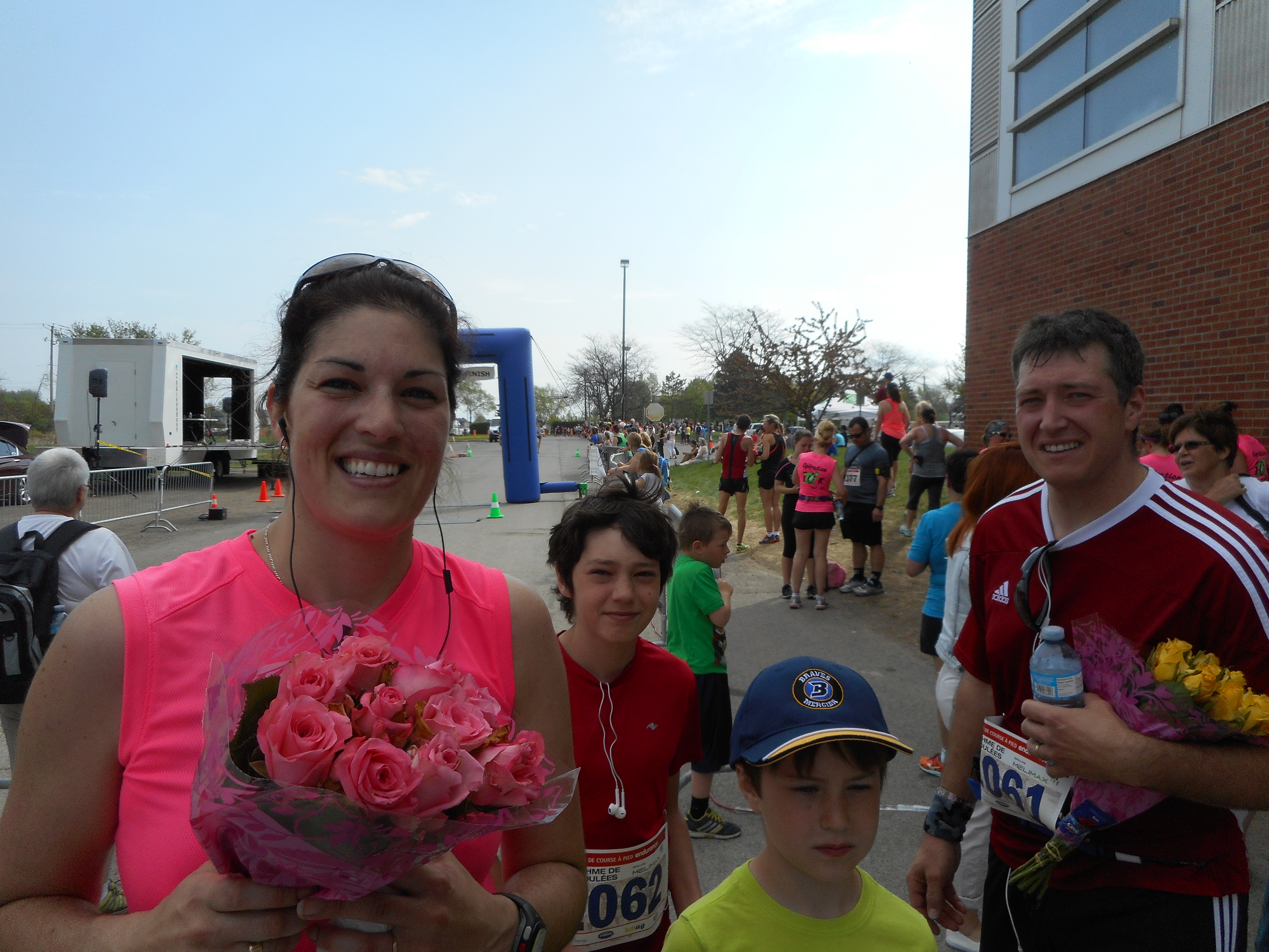 Une fête des Mères à la course