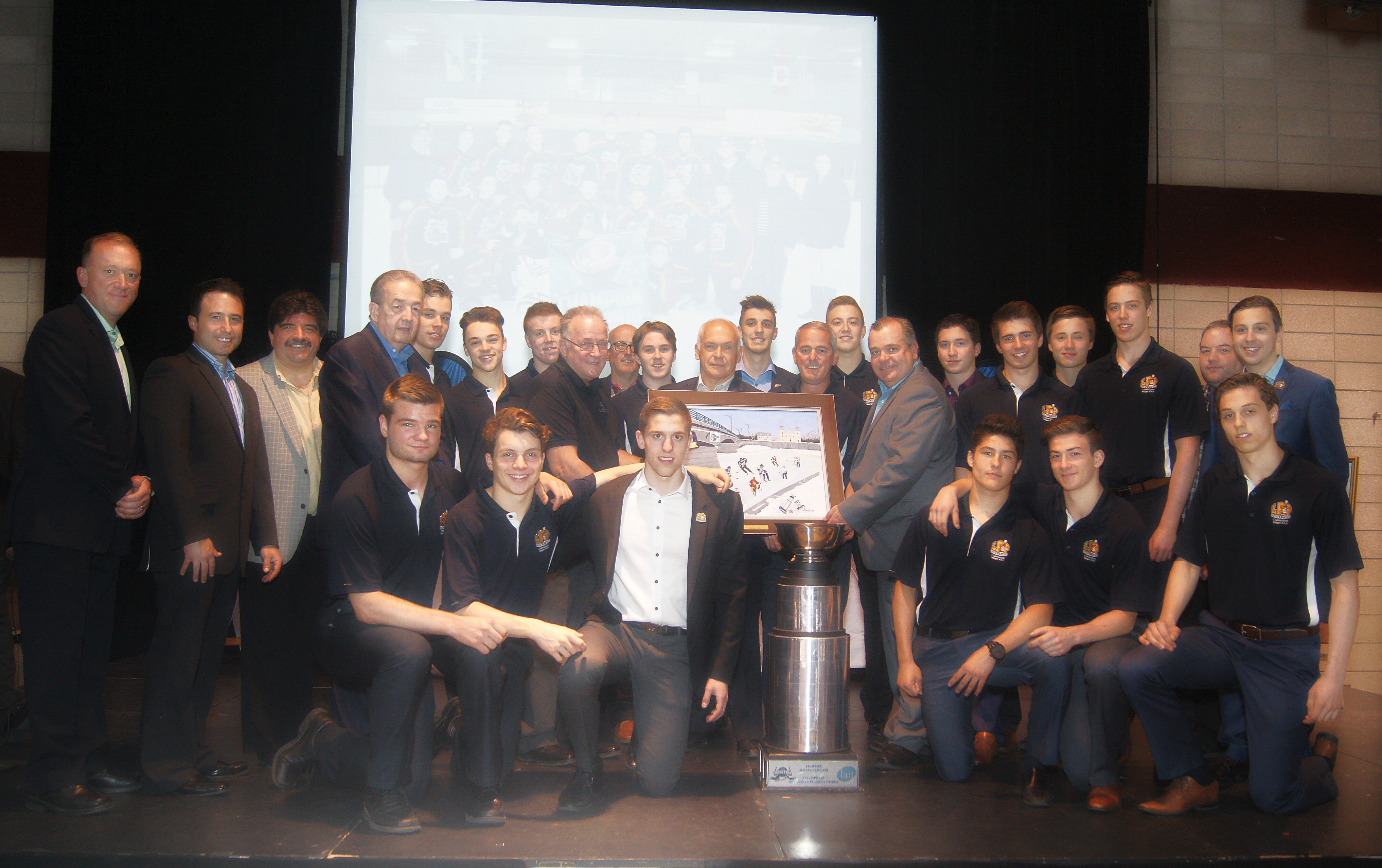 Une toile pour les champions