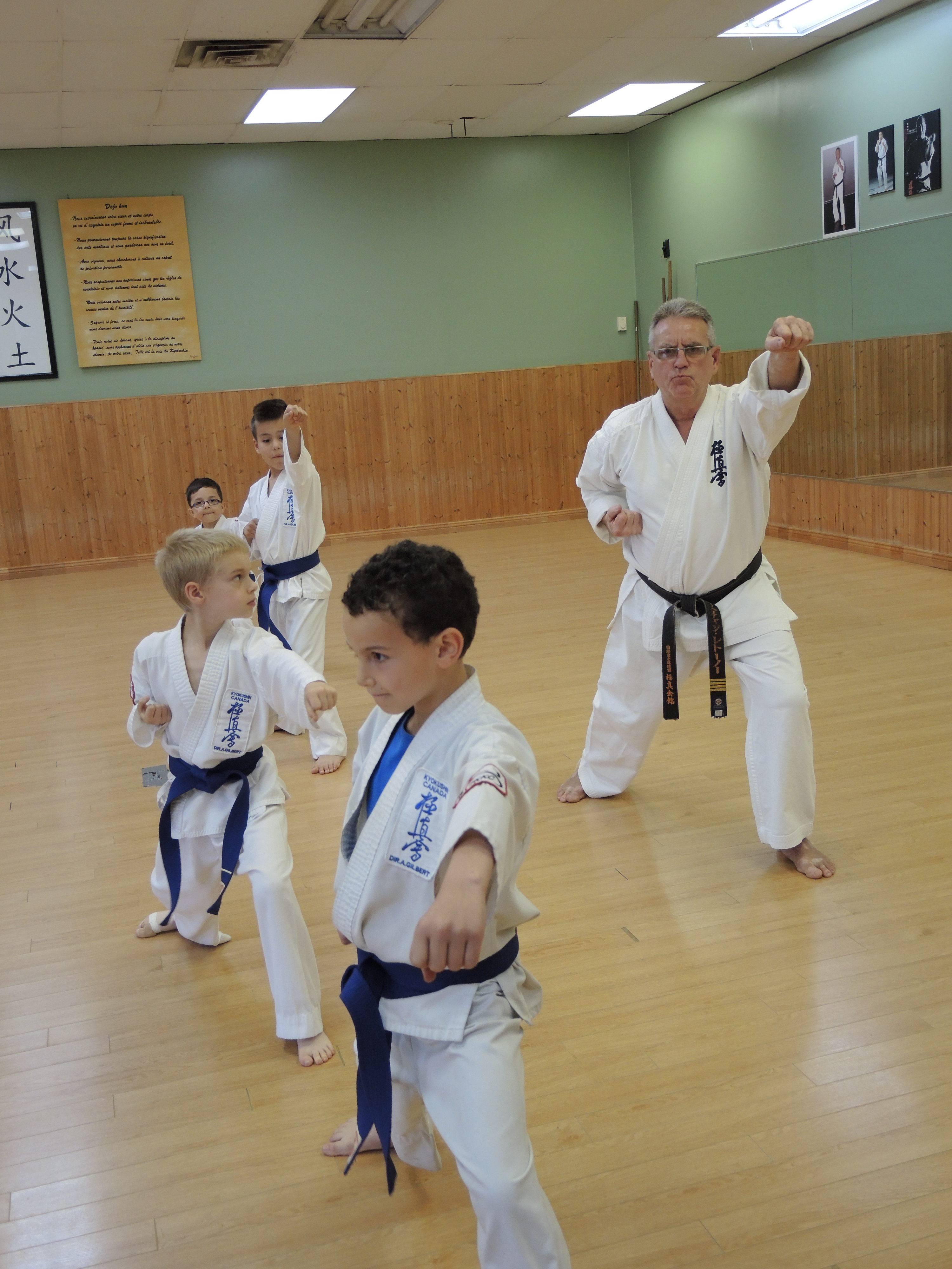 Le karaté lui a donné confiance