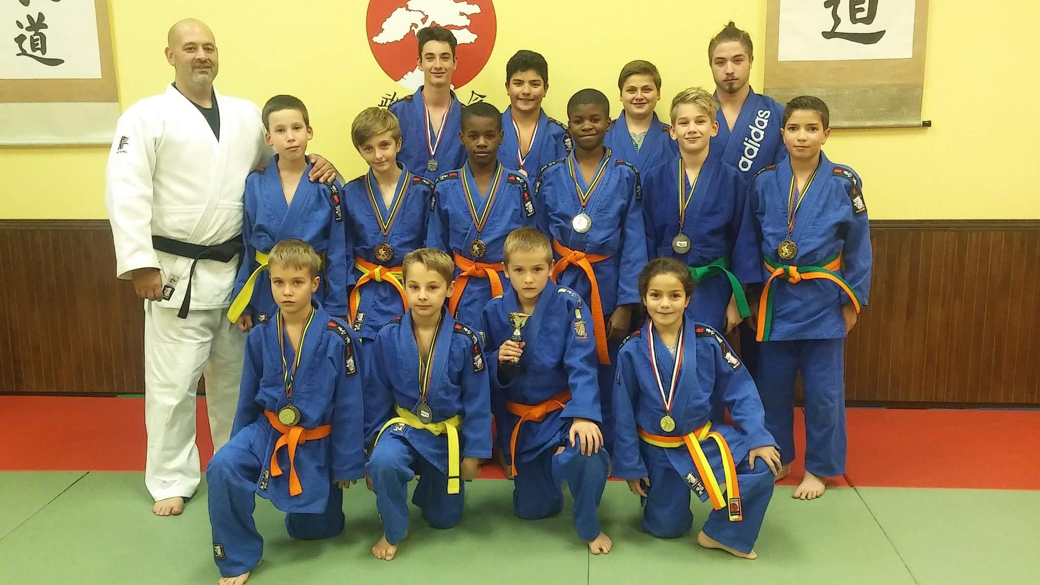 Des adeptes de judo médaillés