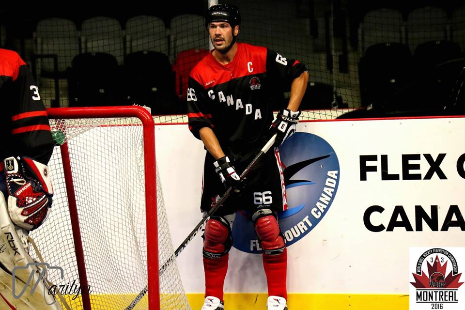 Image illustrant l'article: Hockey-balle : un Châteauguois gagne l’argent avec l’équipe canadienne