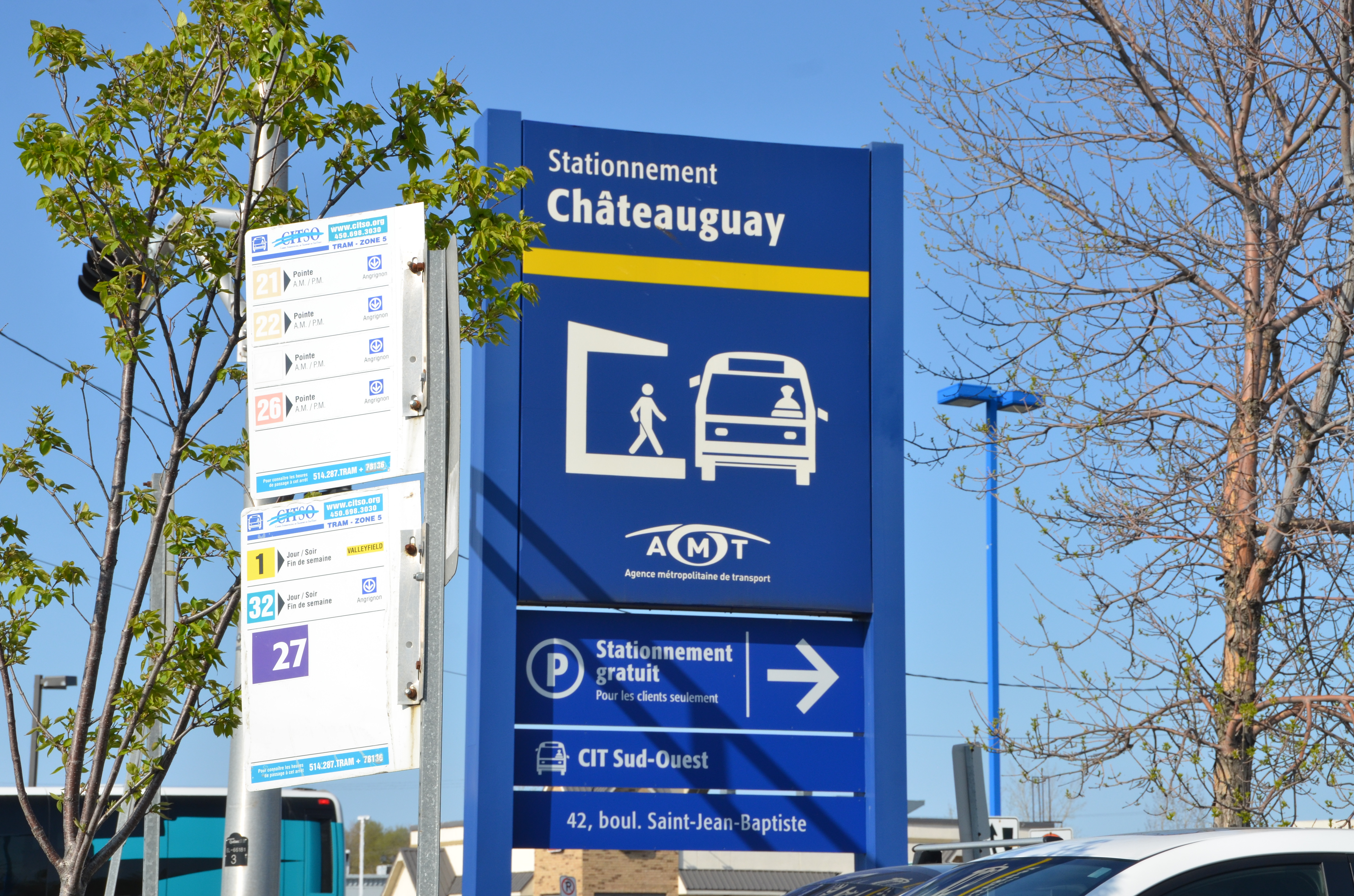 125 places de plus dans le stationnement de l&rsquo;AMT à Châteauguay