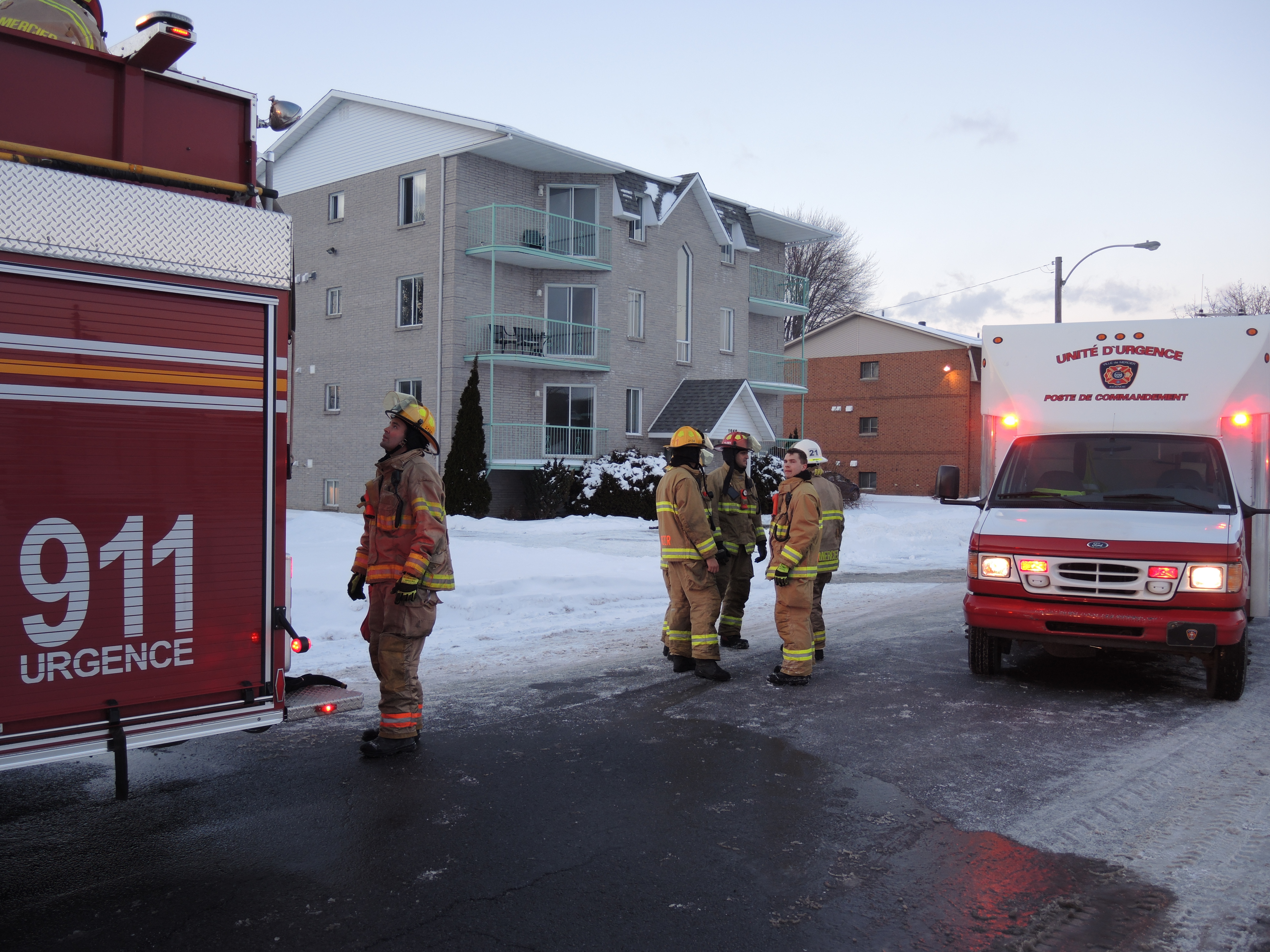 Incendie vite maîtrisé à Mercier
