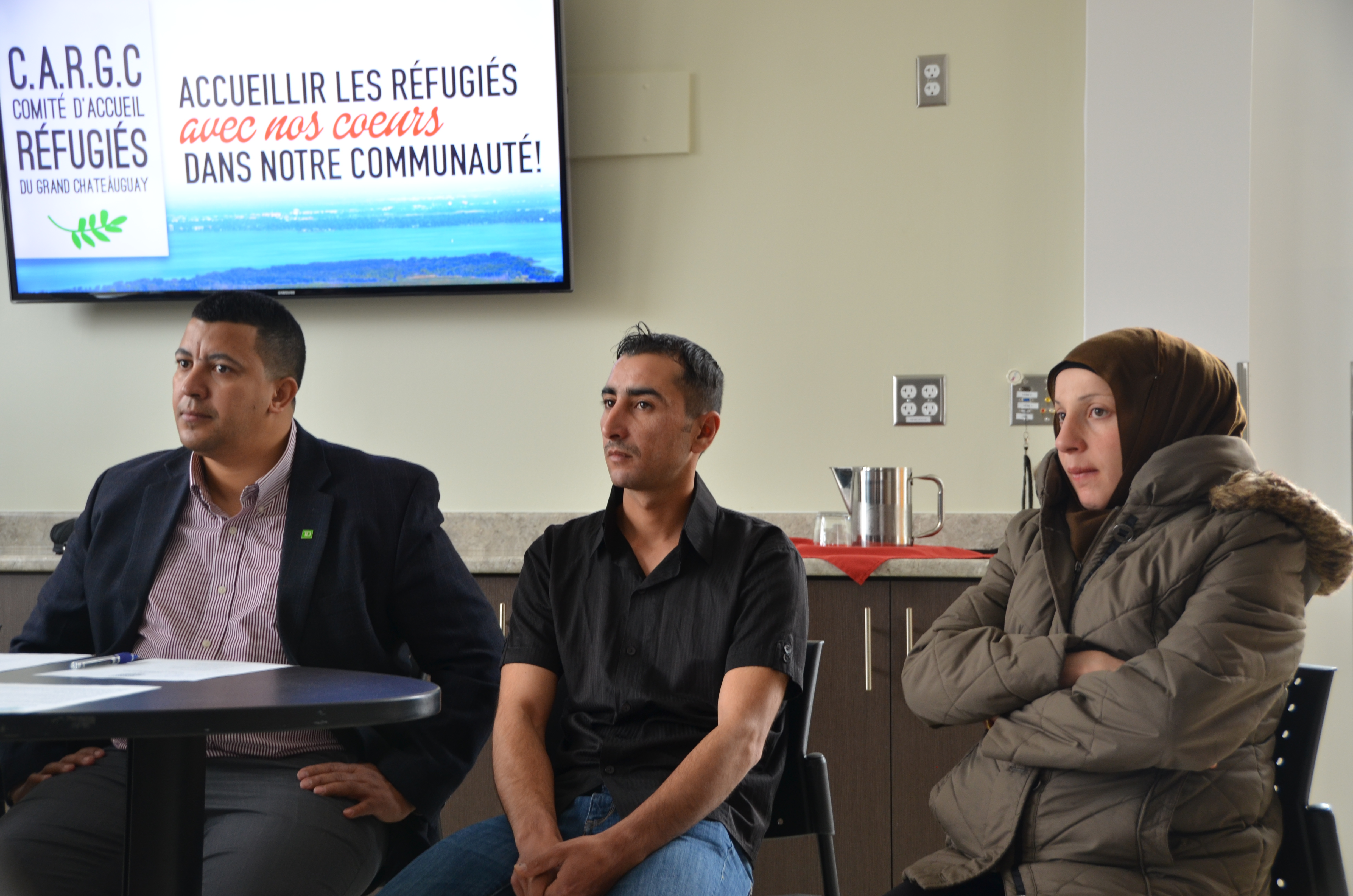 «On était mort, maintenant on revit», dit un père de famille syrienne réfugiée à Châteauguay