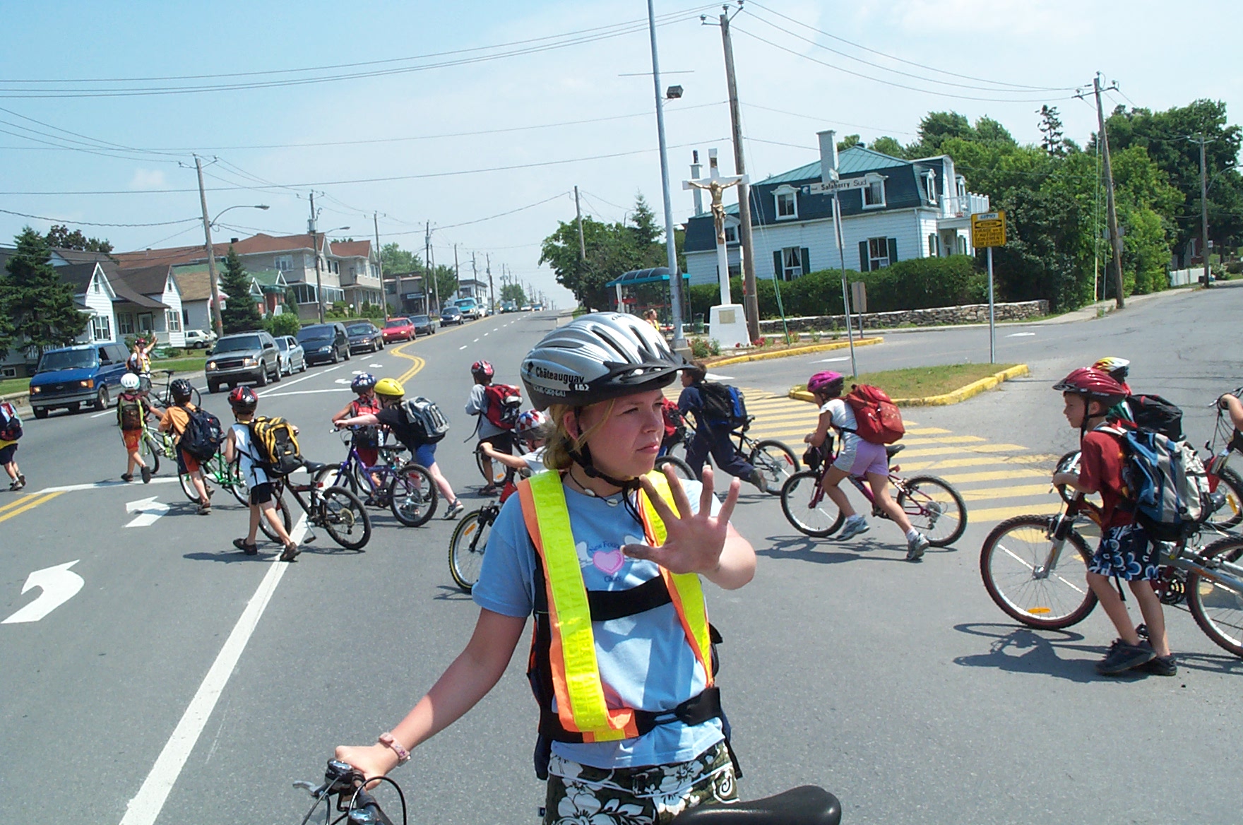 Châteauguay reçoit un prix pour ses «lignes de vélos»