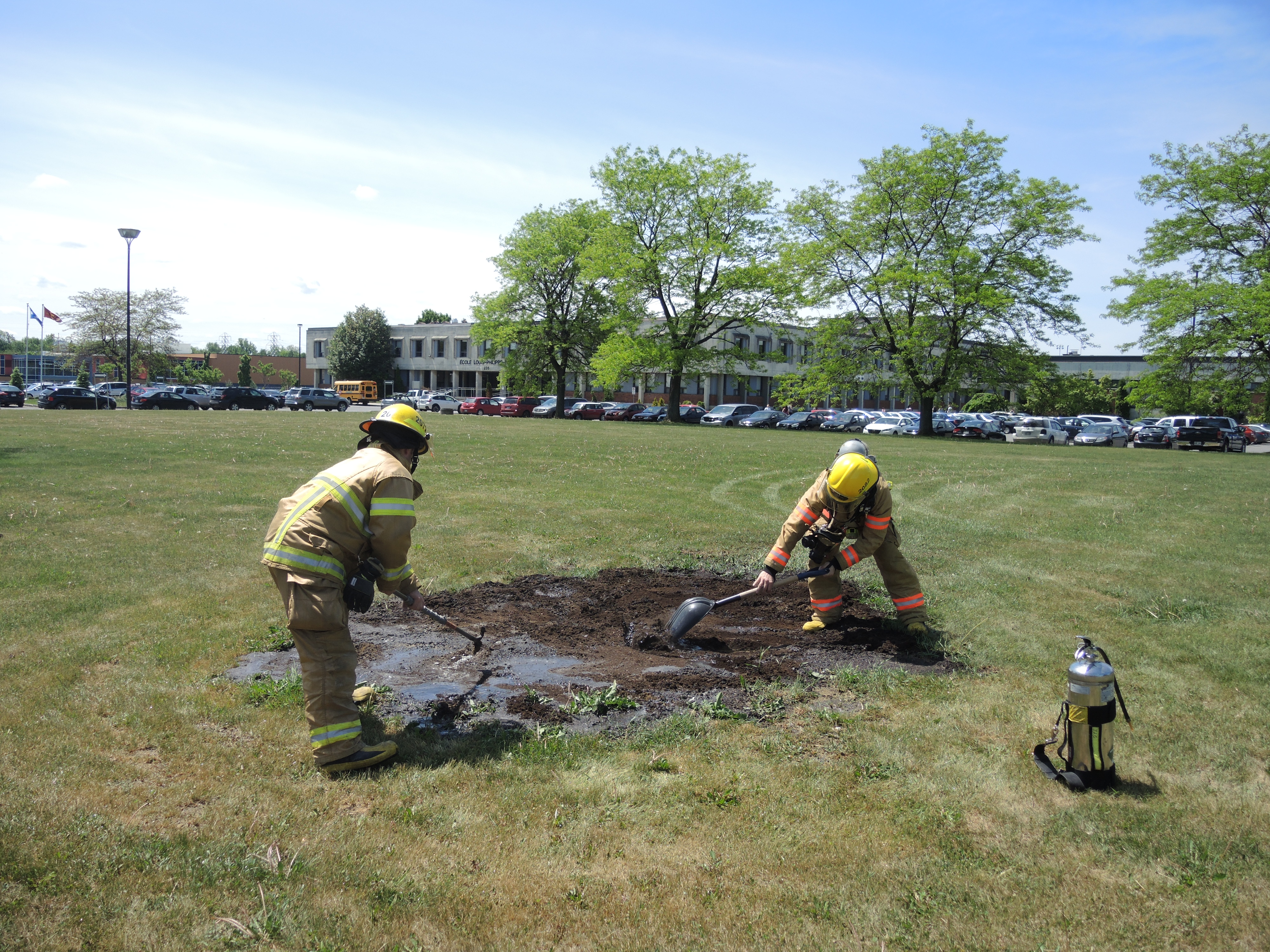 Black earth catches fire