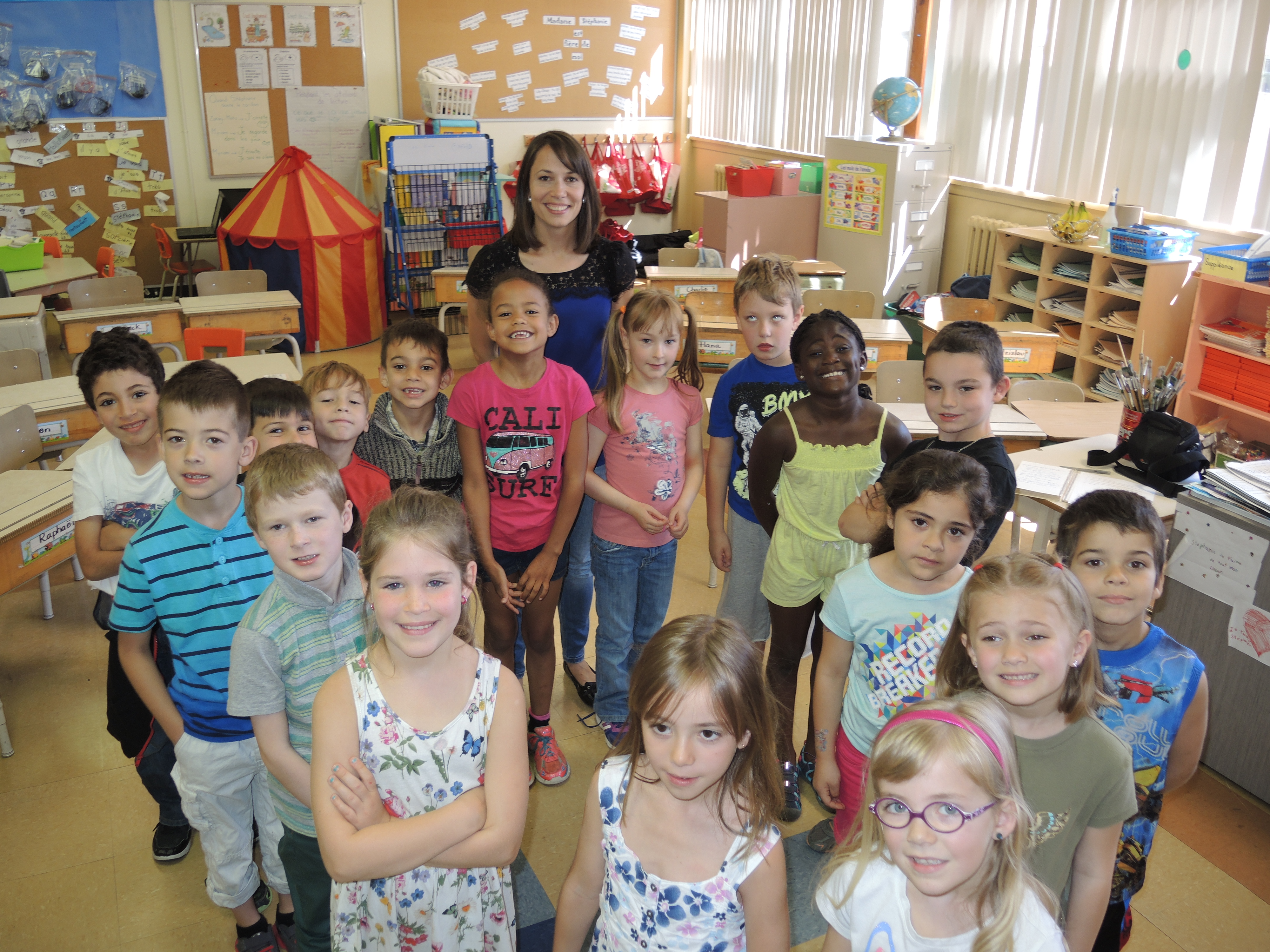 Des élèves de 1re année répondent à quatre questions du journal