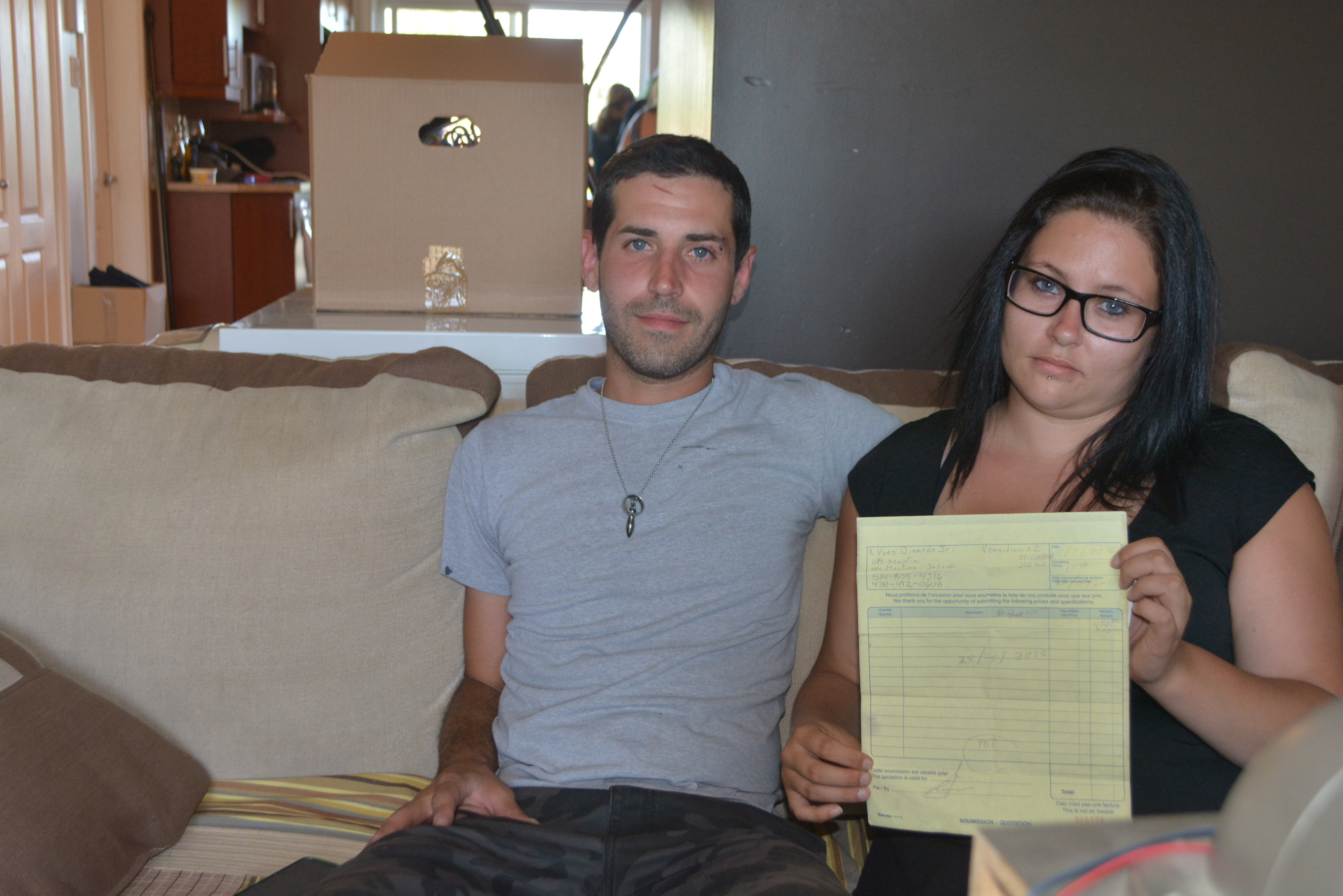 Un déménageur ne s’est pas pointé