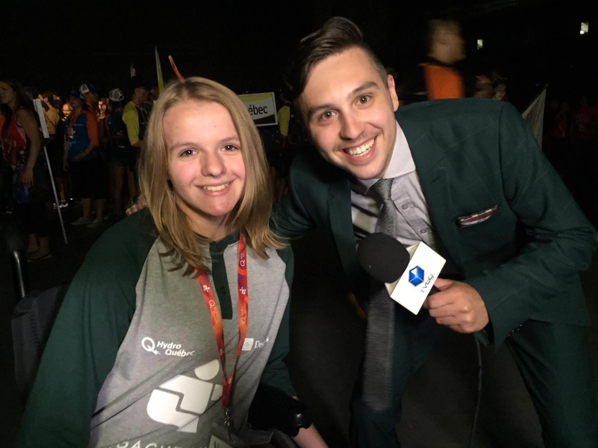 Image illustrant l'article: Il vit les Jeux du Québec comme commentateur sportif